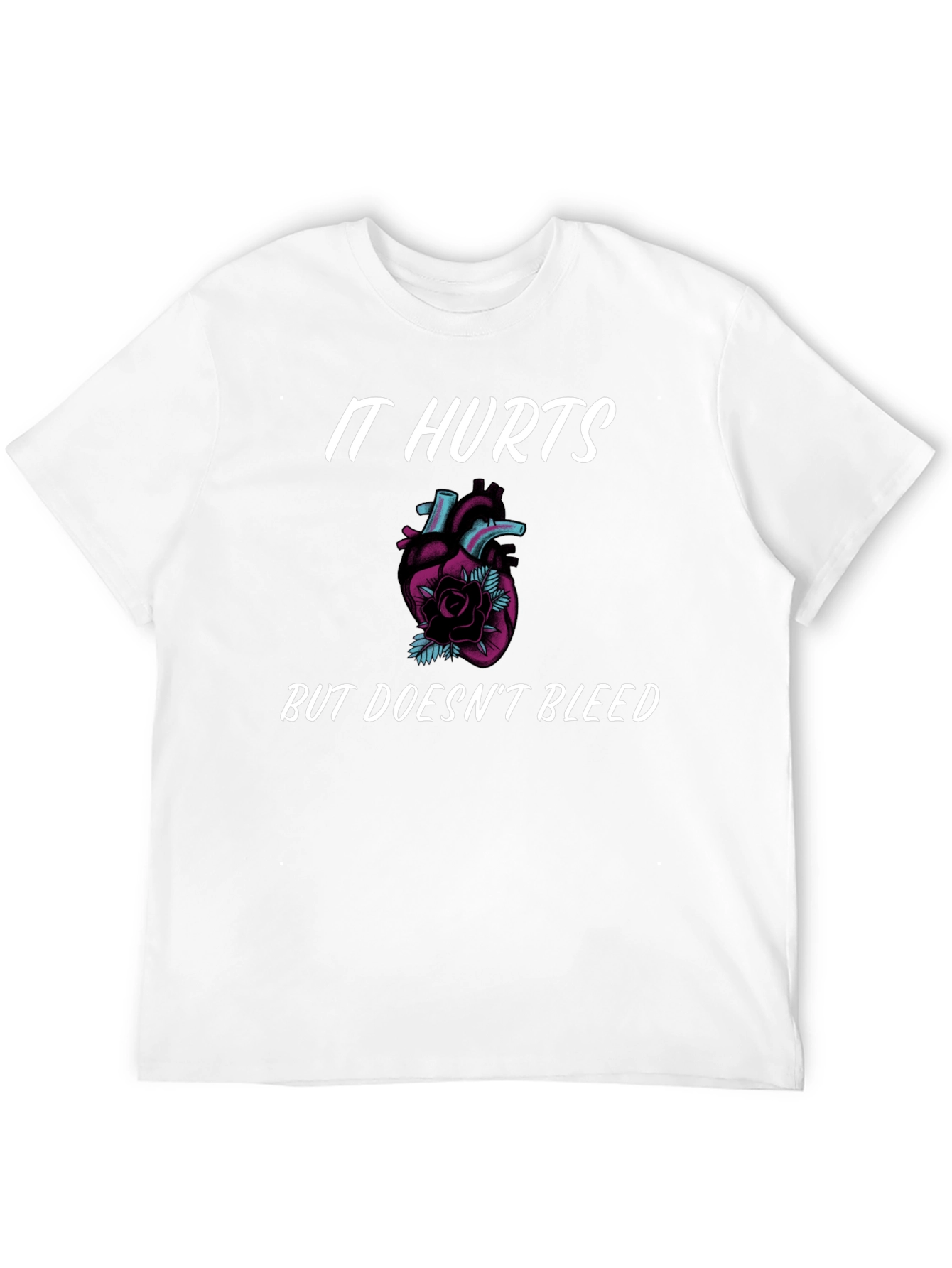 It Hurts But Doesnt Bleed Graphic Tee
