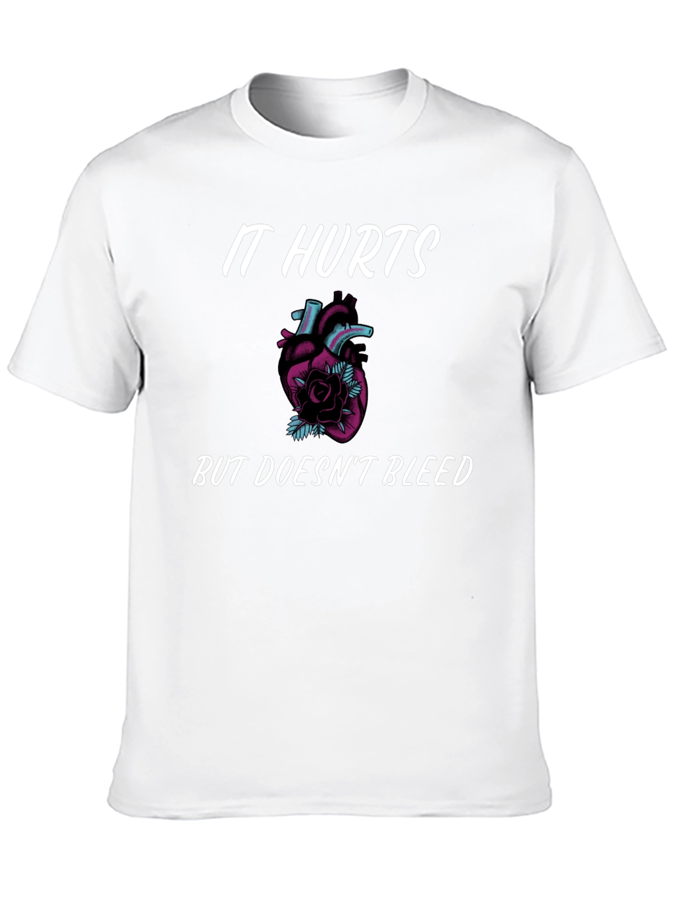 It Hurts But Doesnt Bleed Graphic Tee