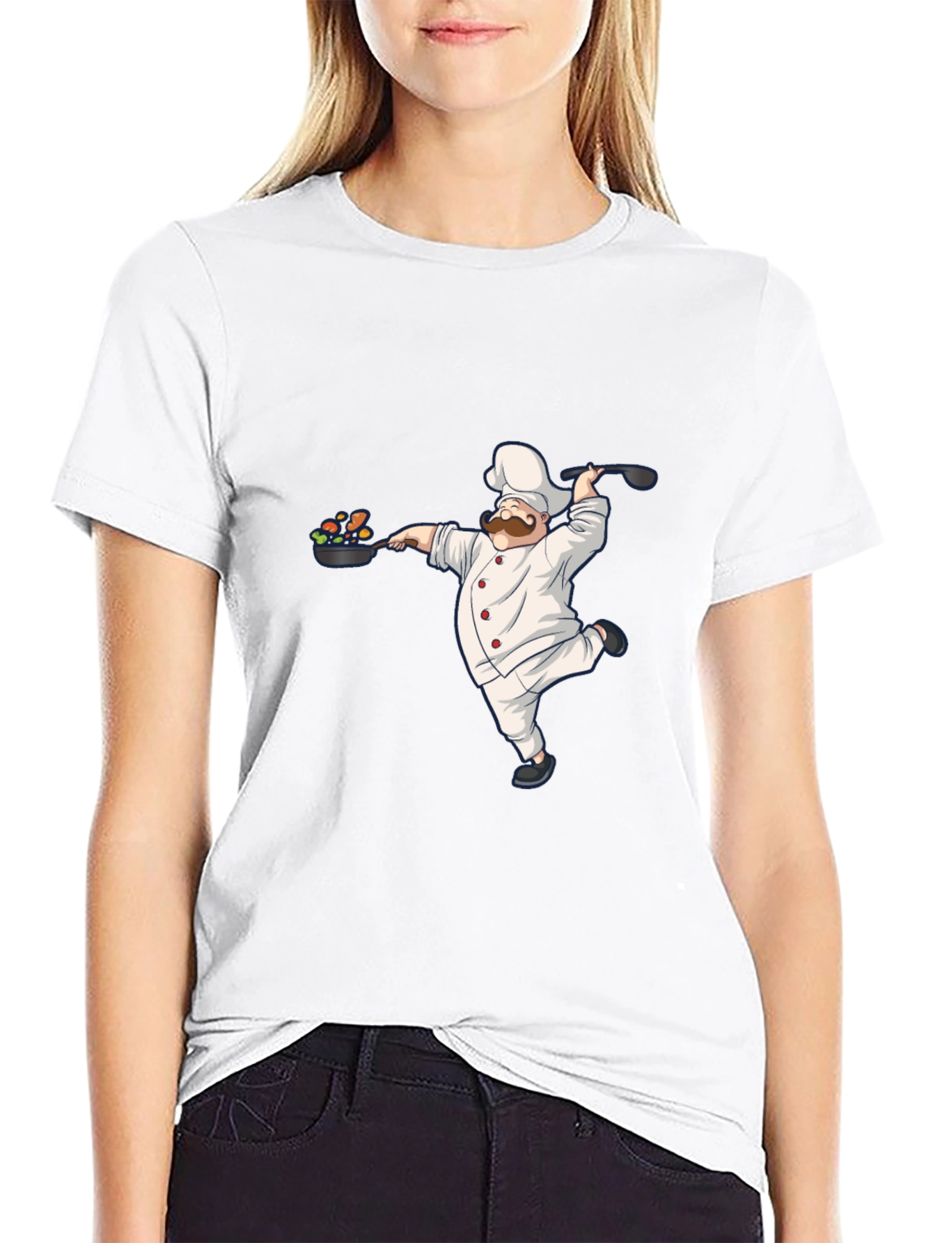 Chef Graphic Black T-Shirt