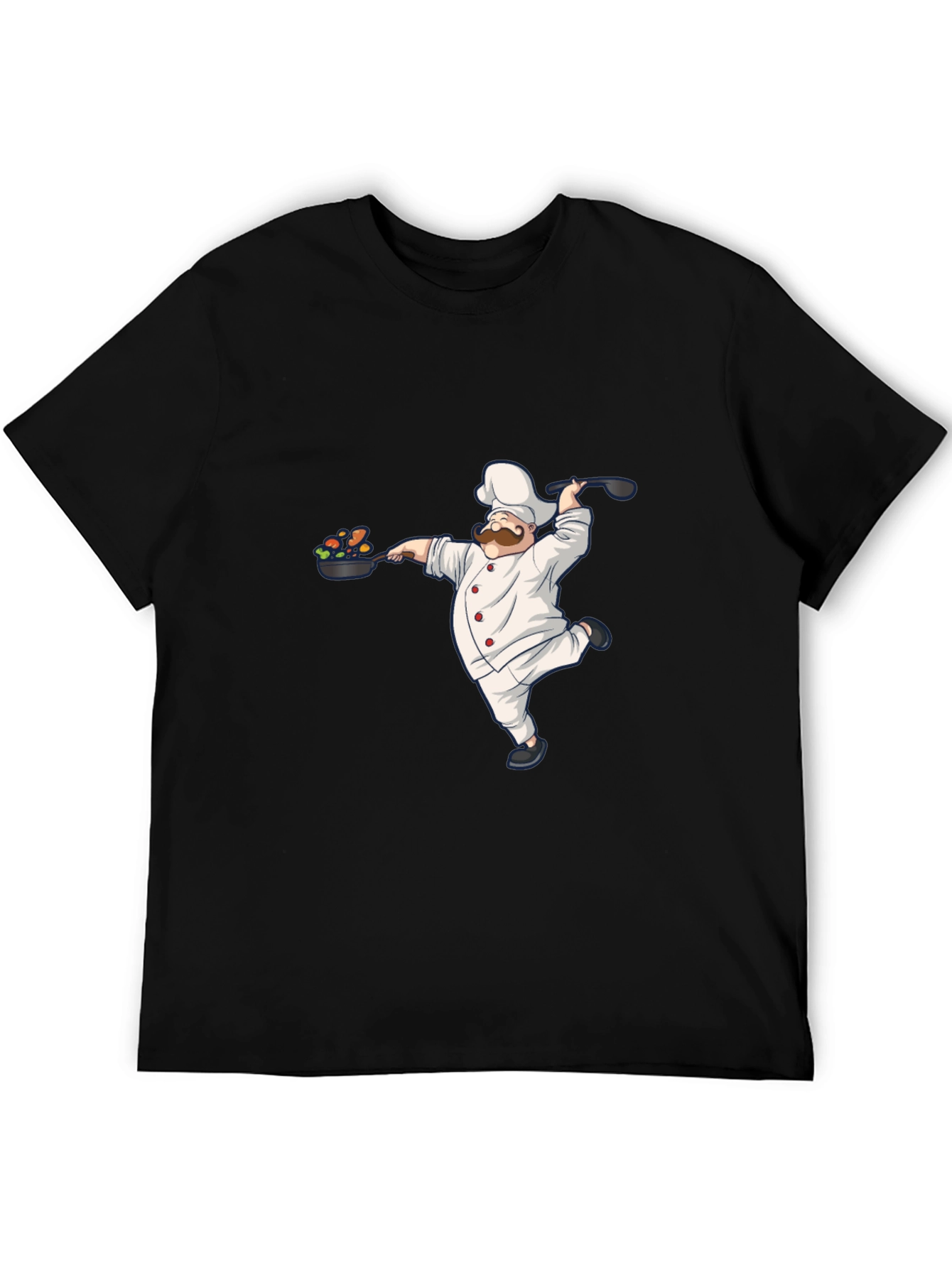 Chef Graphic Black T-Shirt