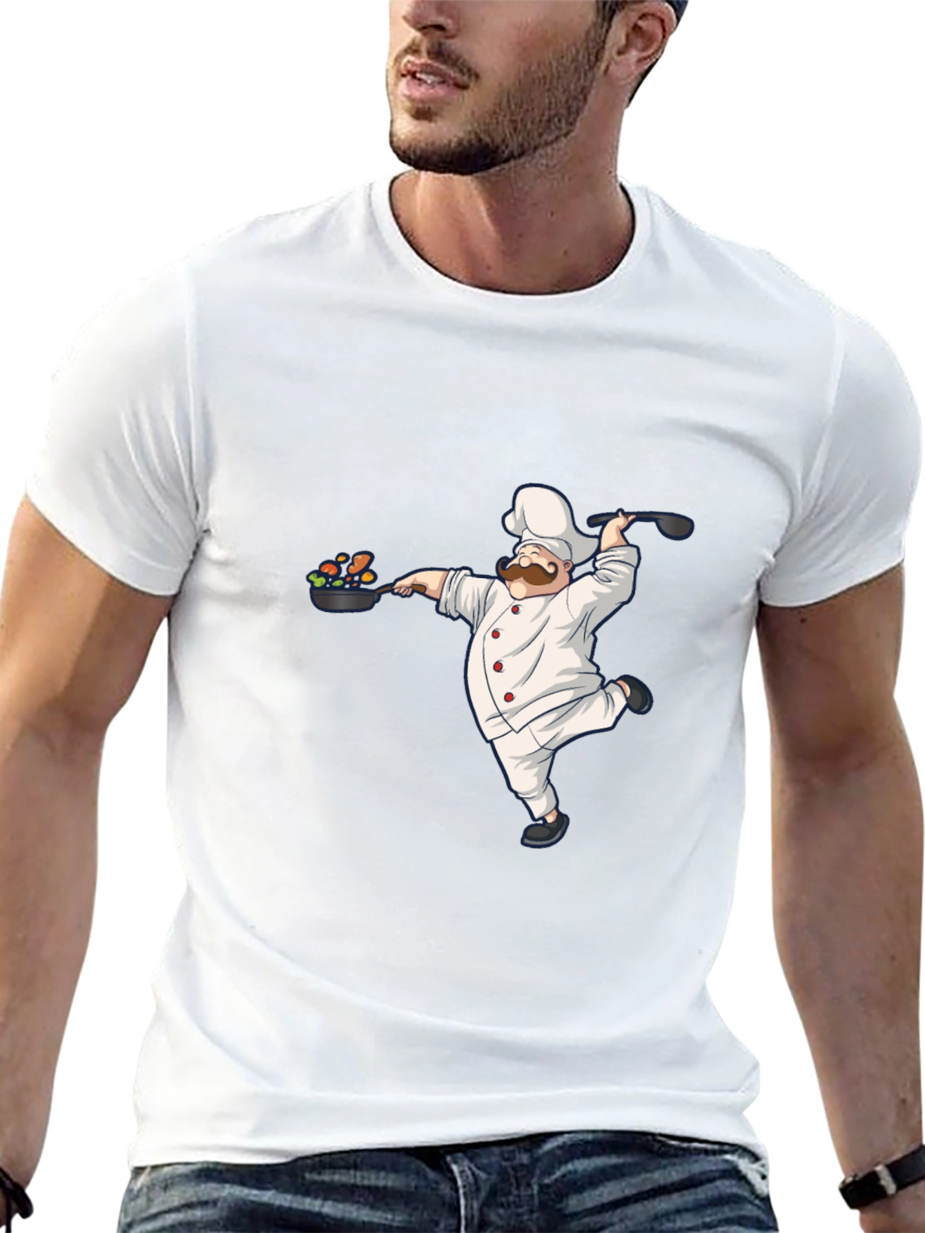 Chef Graphic Black T-Shirt