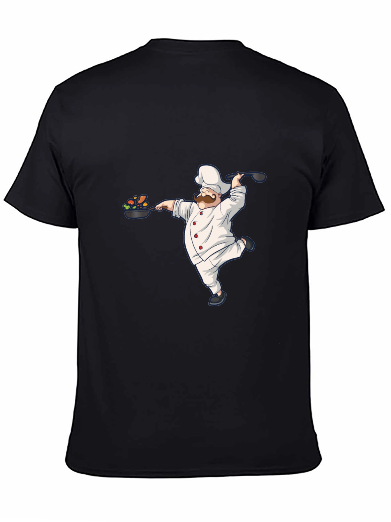 Chef Graphic Black T-Shirt