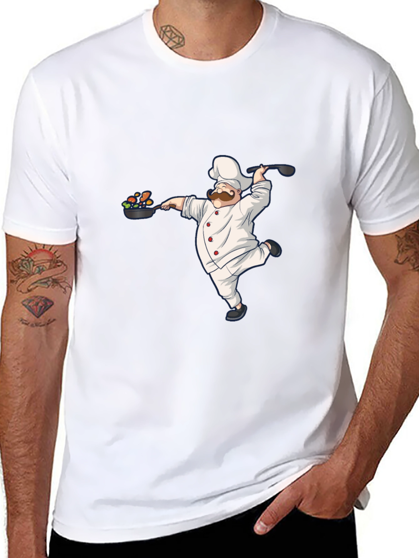 Chef Graphic Black T-Shirt