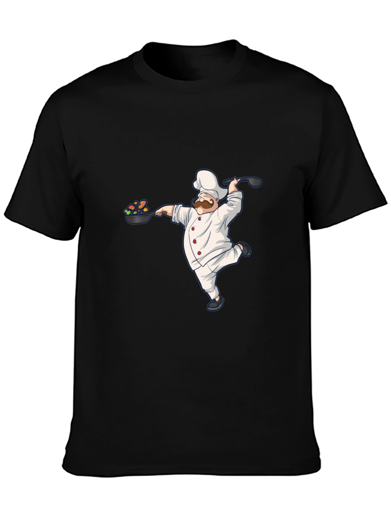 Chef Graphic Black T-Shirt