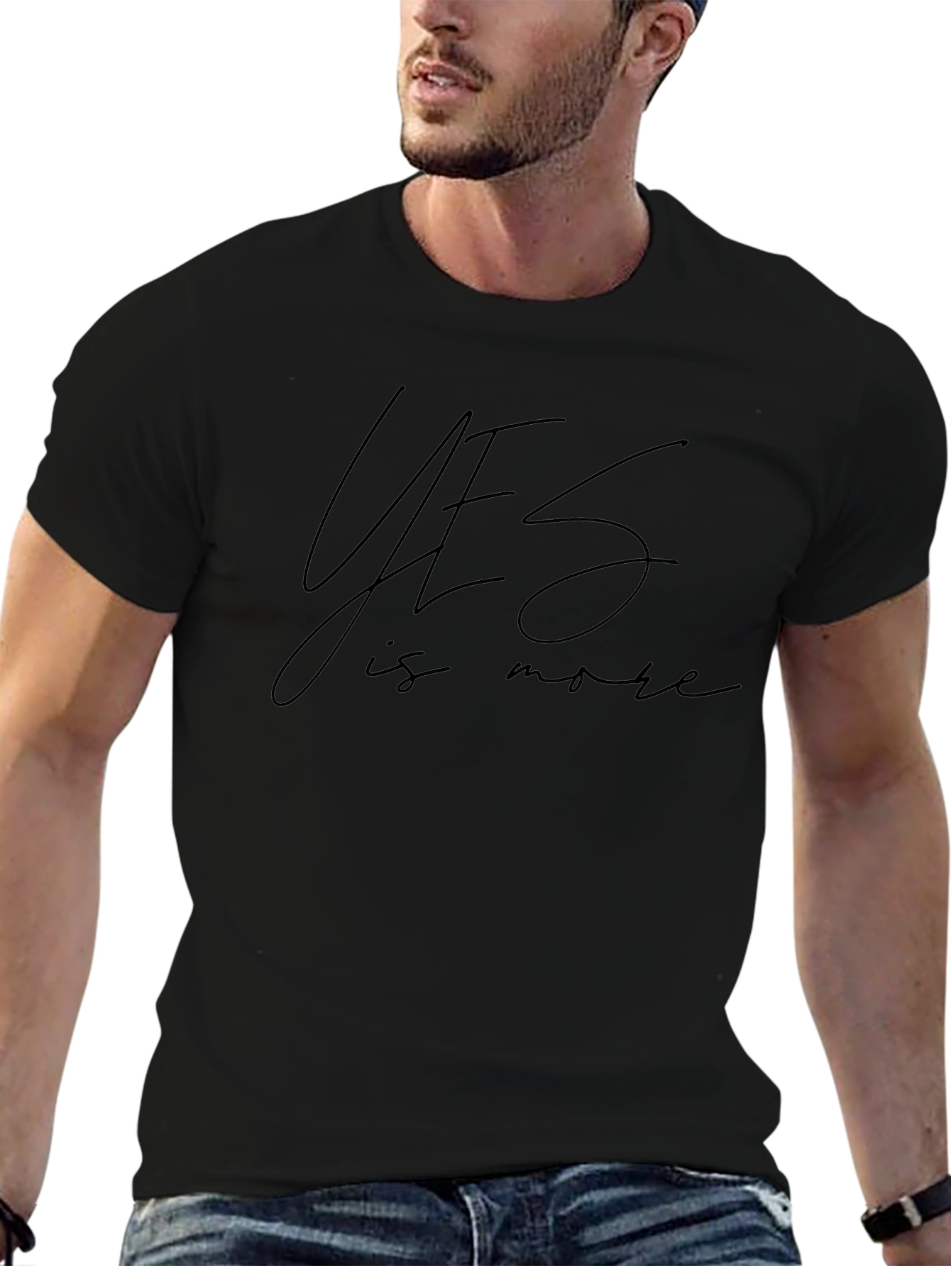Yes is More Black T-Shirt