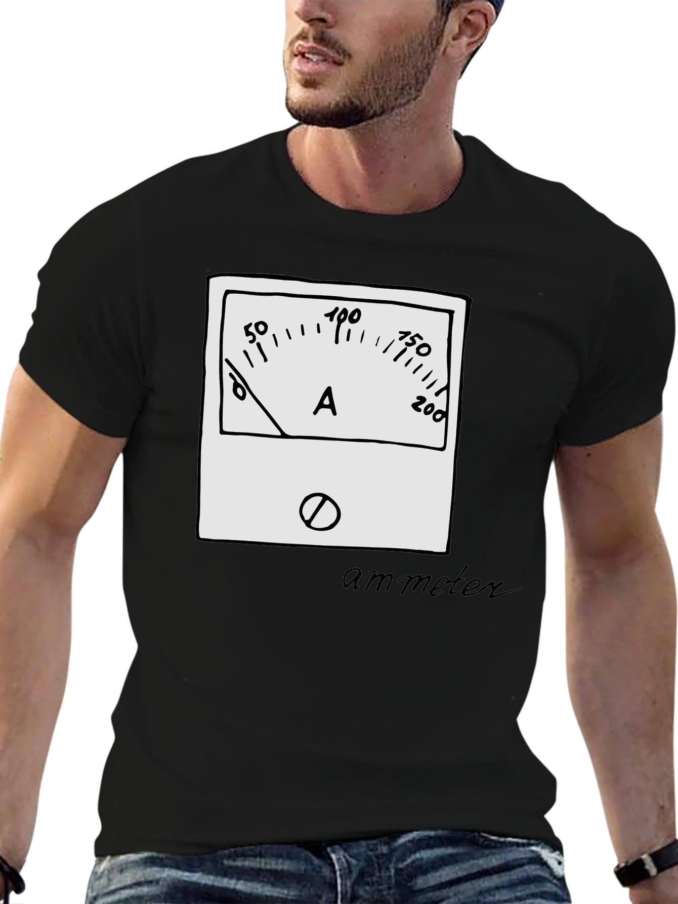 Ammeter Graphic Black T-Shirt