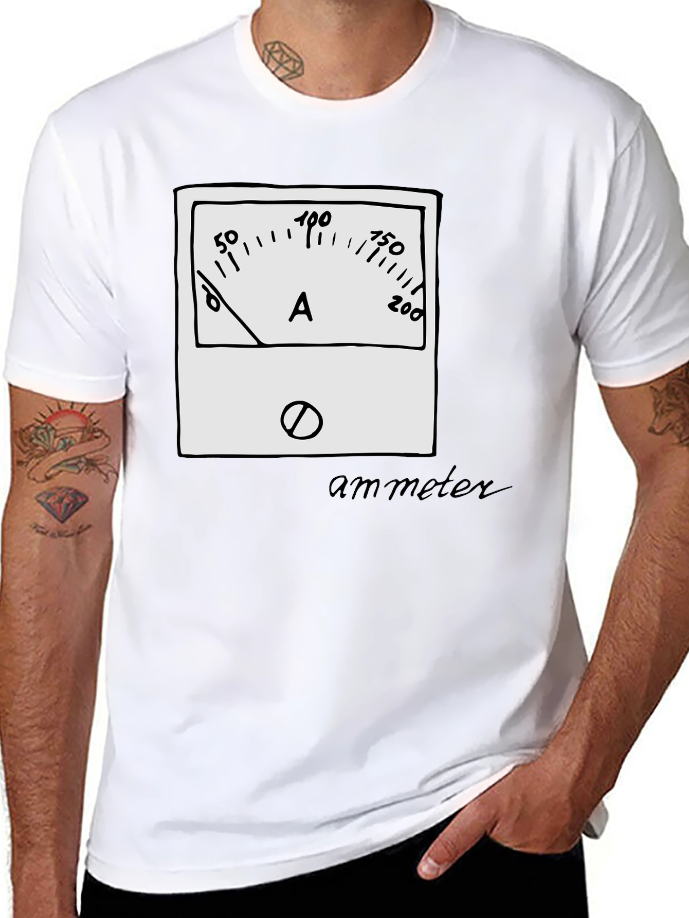 Ammeter Graphic Black T-Shirt