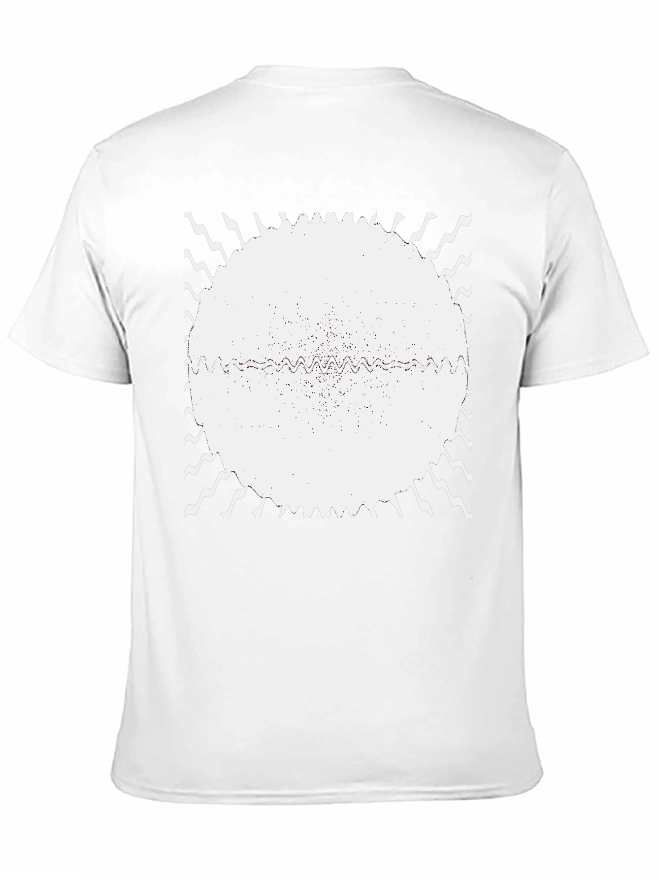 Abstract Graphic Print Black T-Shirt
