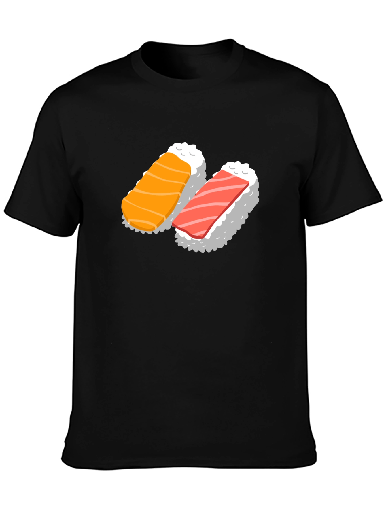 Sushi Graphic Black T-Shirt