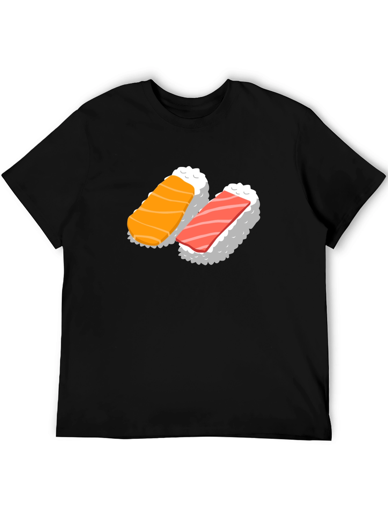 Sushi Graphic Black T-Shirt