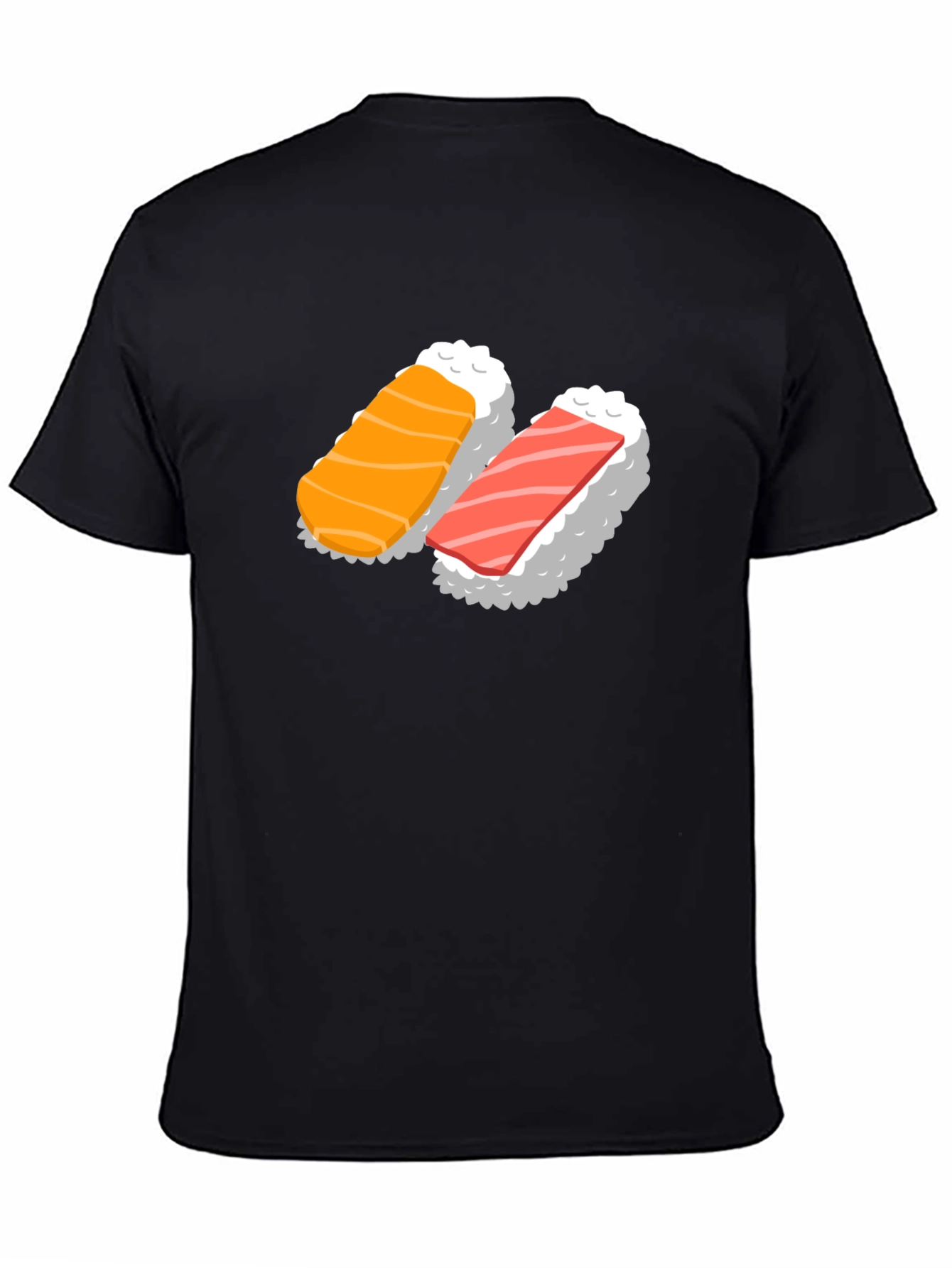 Sushi Graphic Black T-Shirt