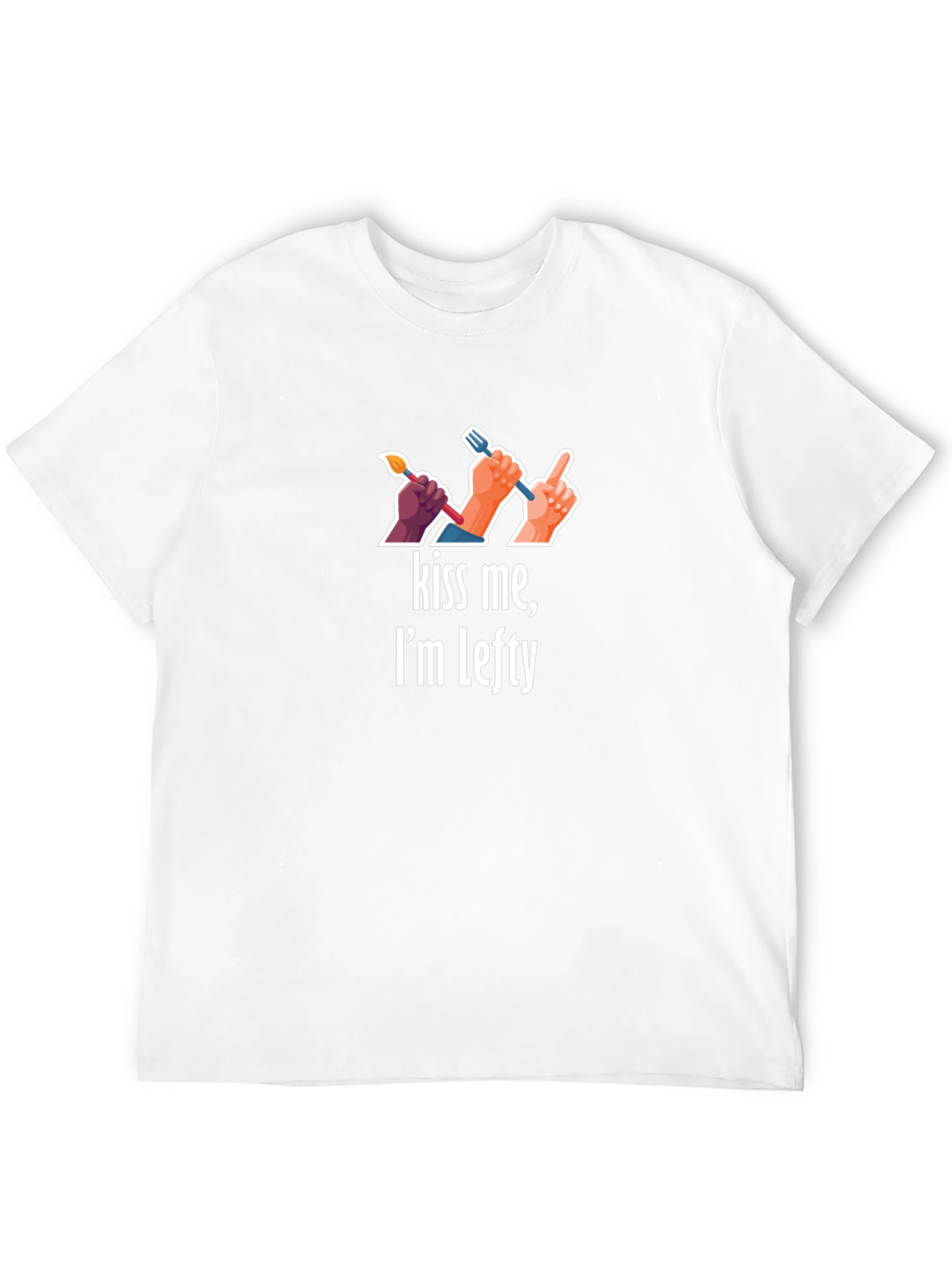 Kiss Me Im Lefty Graphic T-Shirt