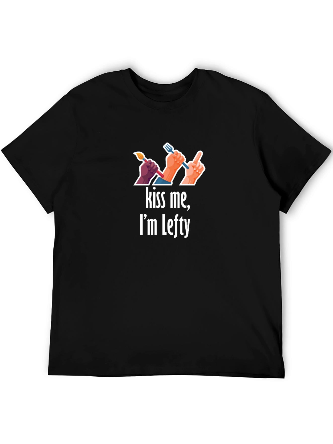 Kiss Me Im Lefty Graphic T-Shirt