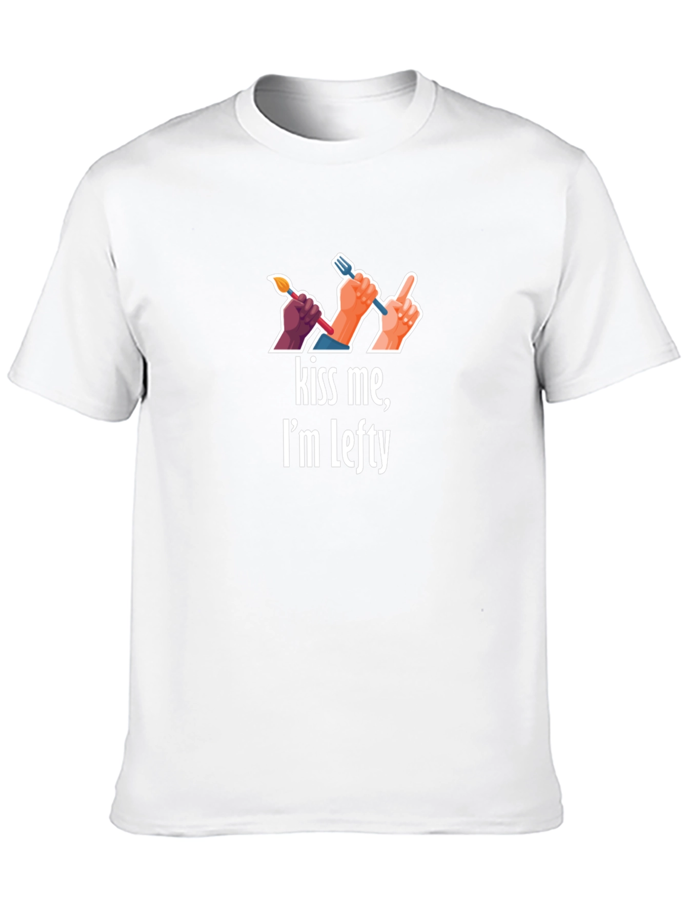 Kiss Me Im Lefty Graphic T-Shirt