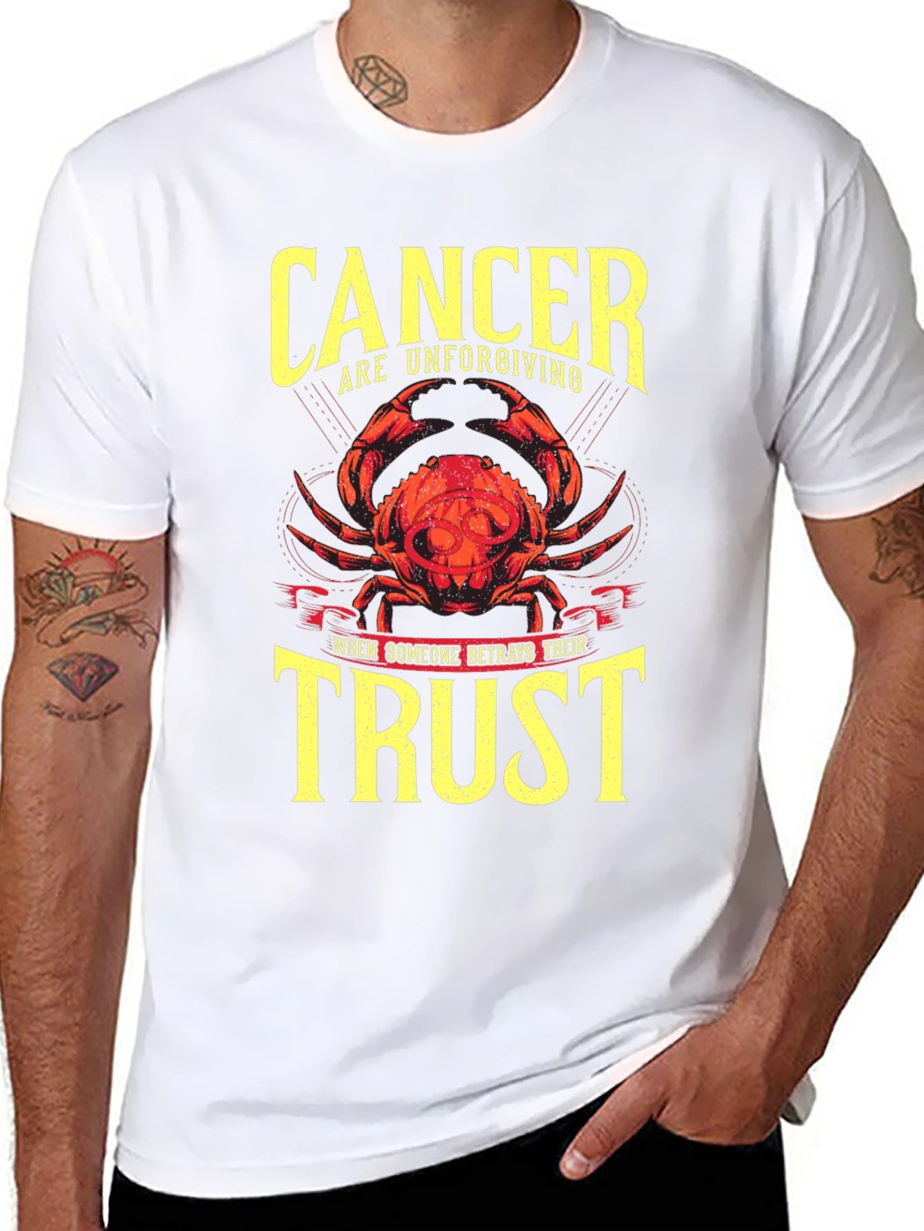 Cancer Zodiac Unforgiving Trust T-Shirt