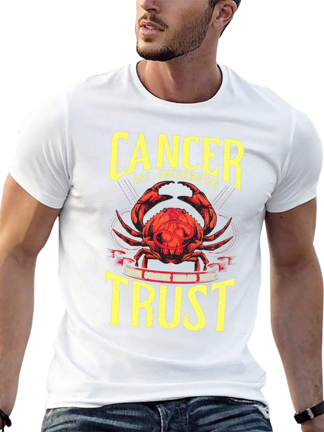 Cancer Zodiac Unforgiving Trust T-Shirt