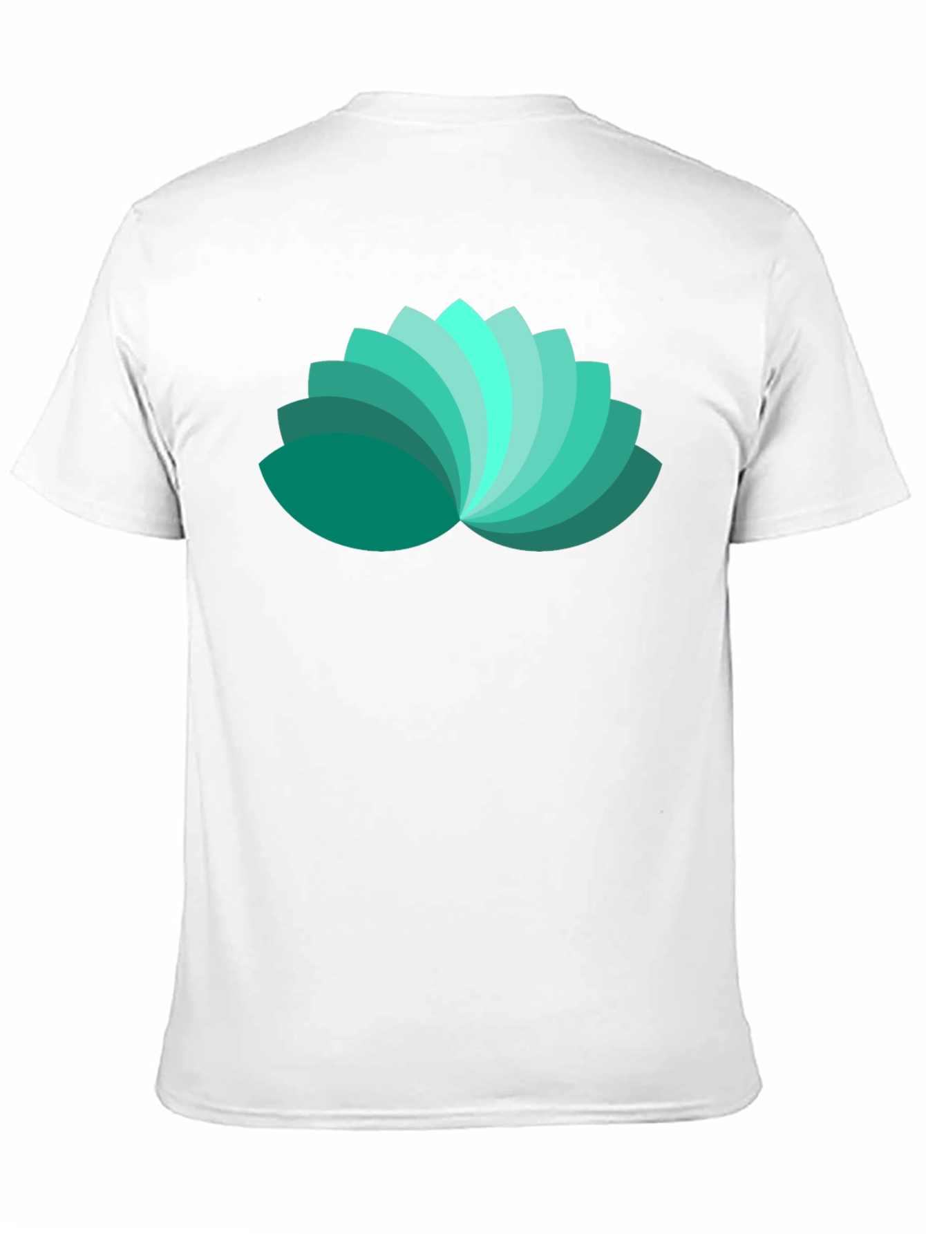 Lotus Petal Graphic Black T-Shirt