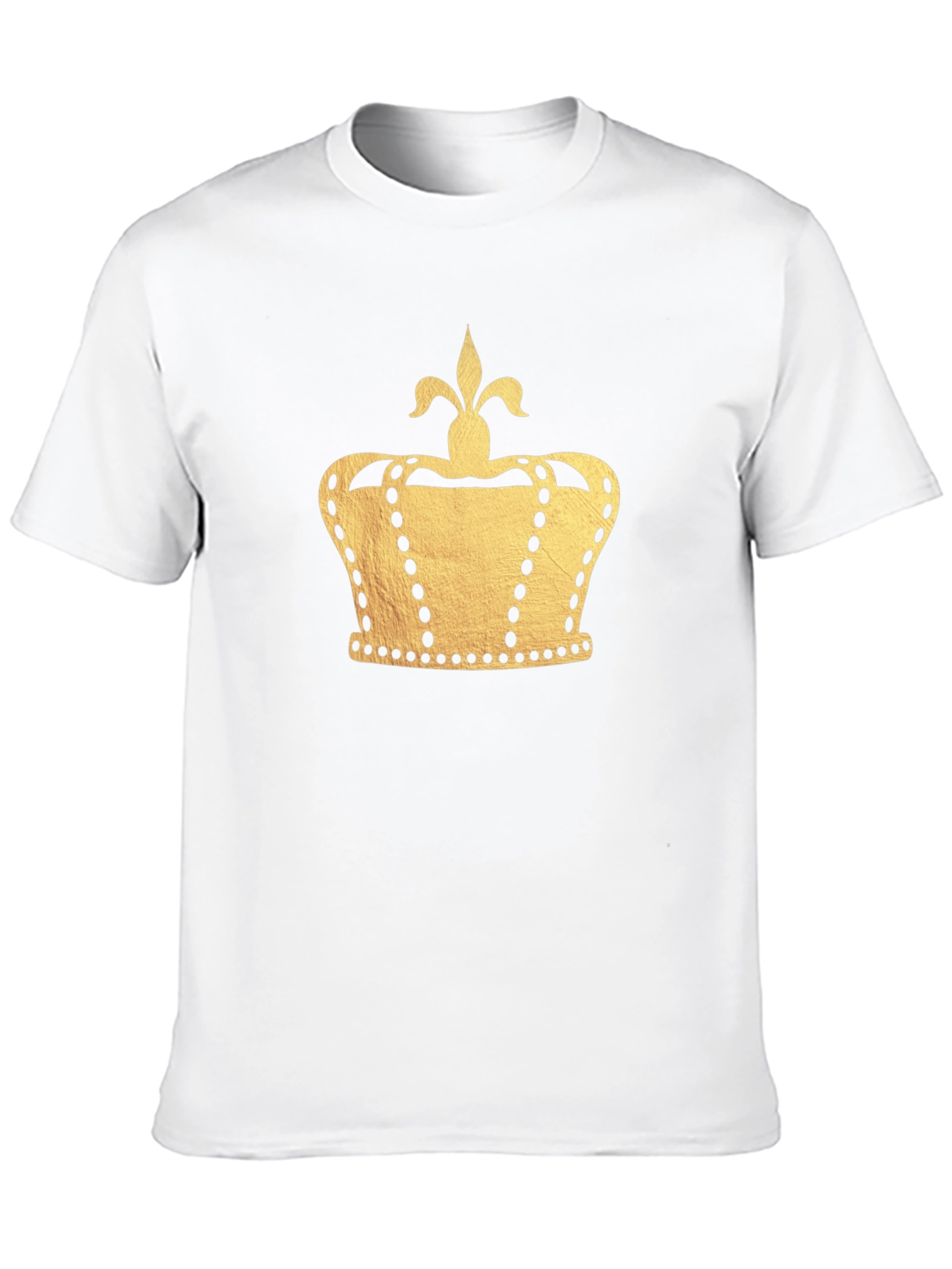 Gold Crown Graphic Black T-Shirt