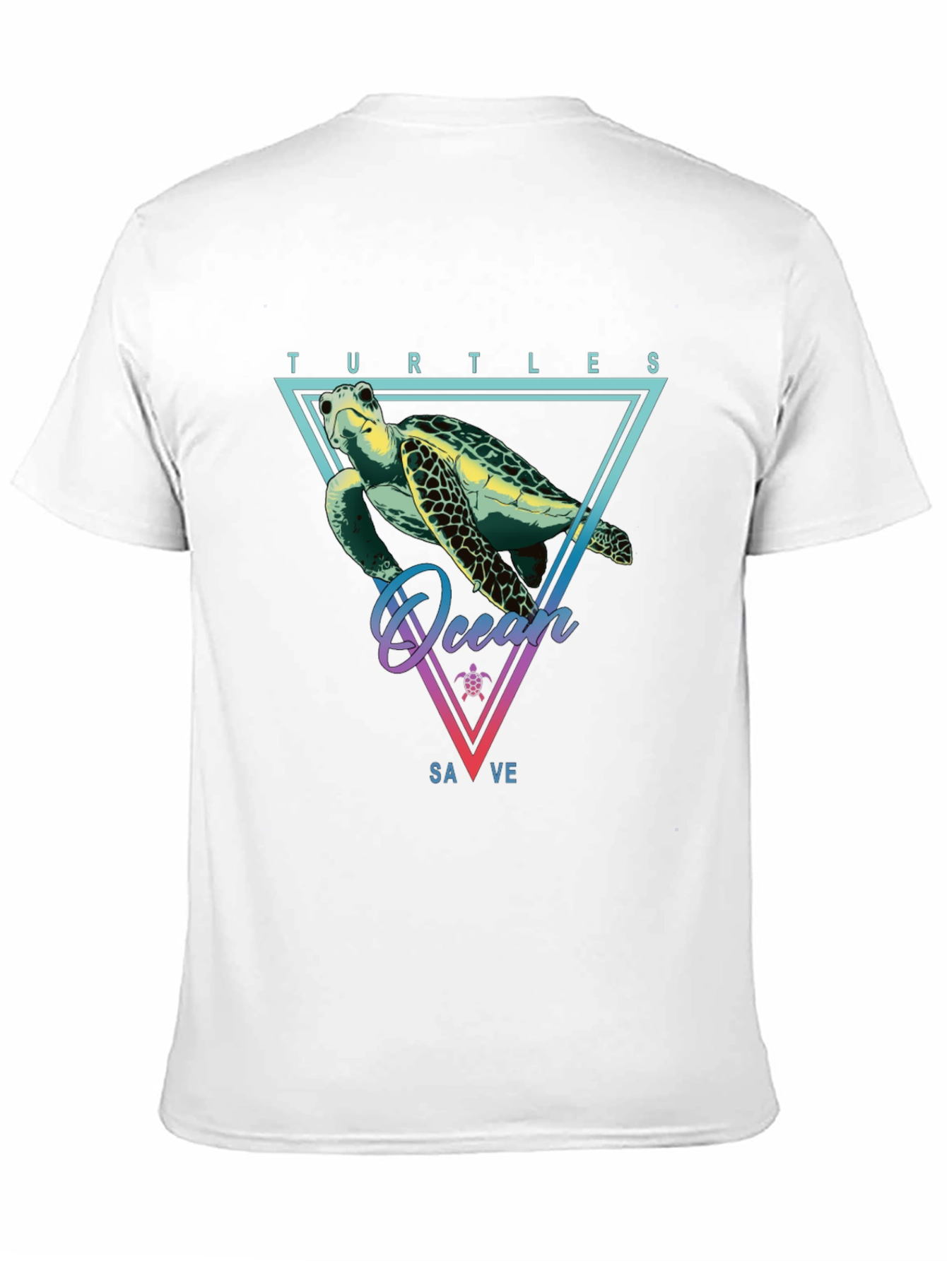 Save the Turtles Graphic T-Shirt - Ocean Conservation Tee