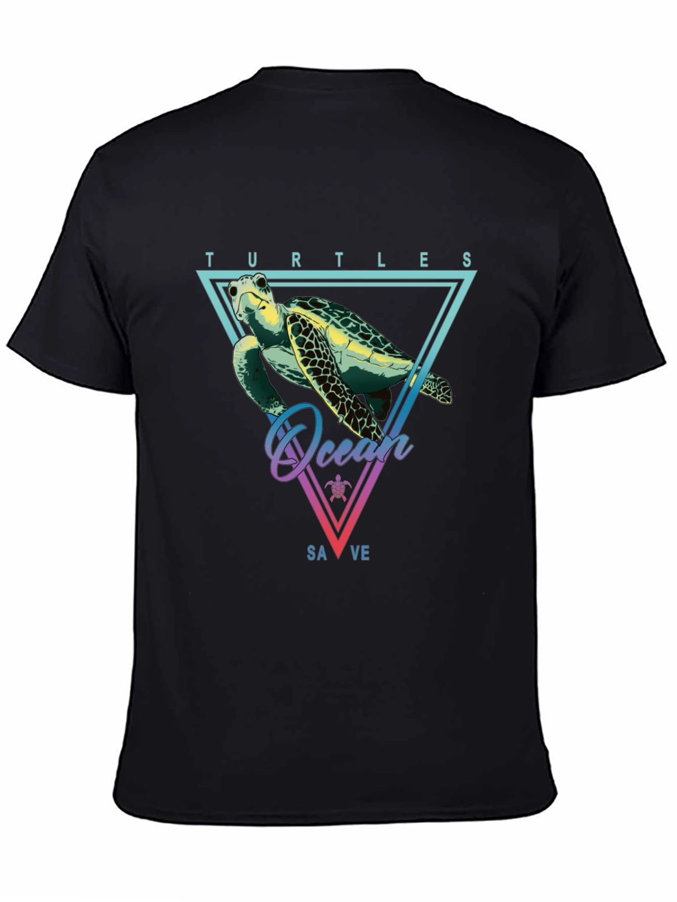 Save the Turtles Graphic T-Shirt - Ocean Conservation Tee