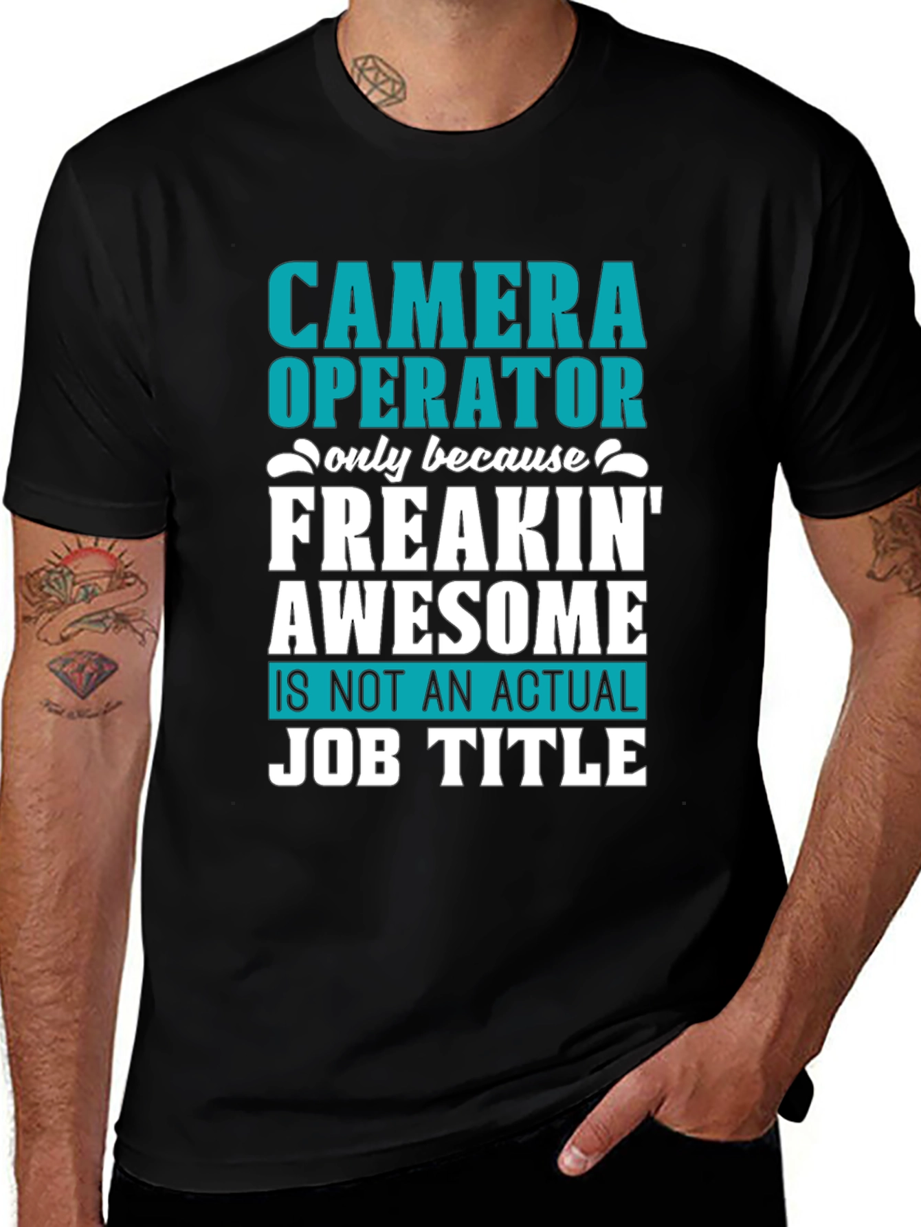Camera Operator Awesome Job Title T-Shirt