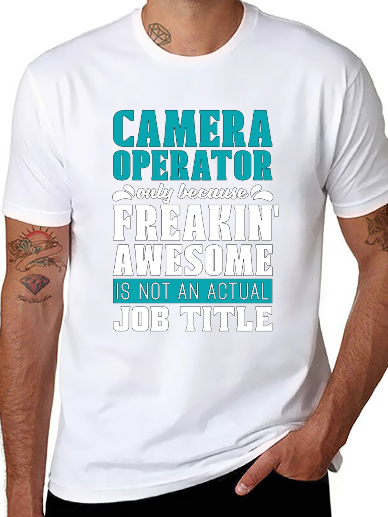 Camera Operator Awesome Job Title T-Shirt