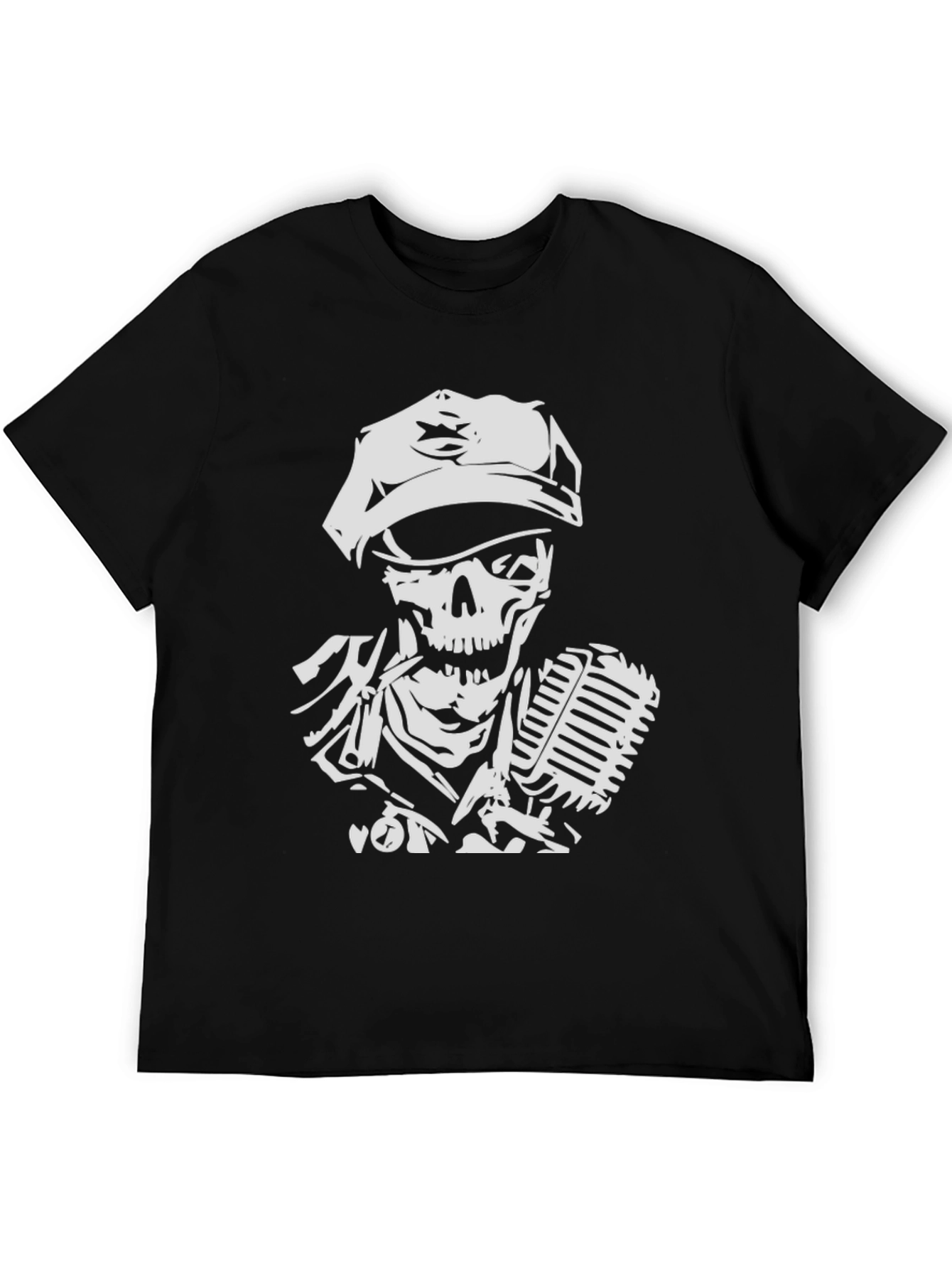 Skull Singer Graphic Tee
