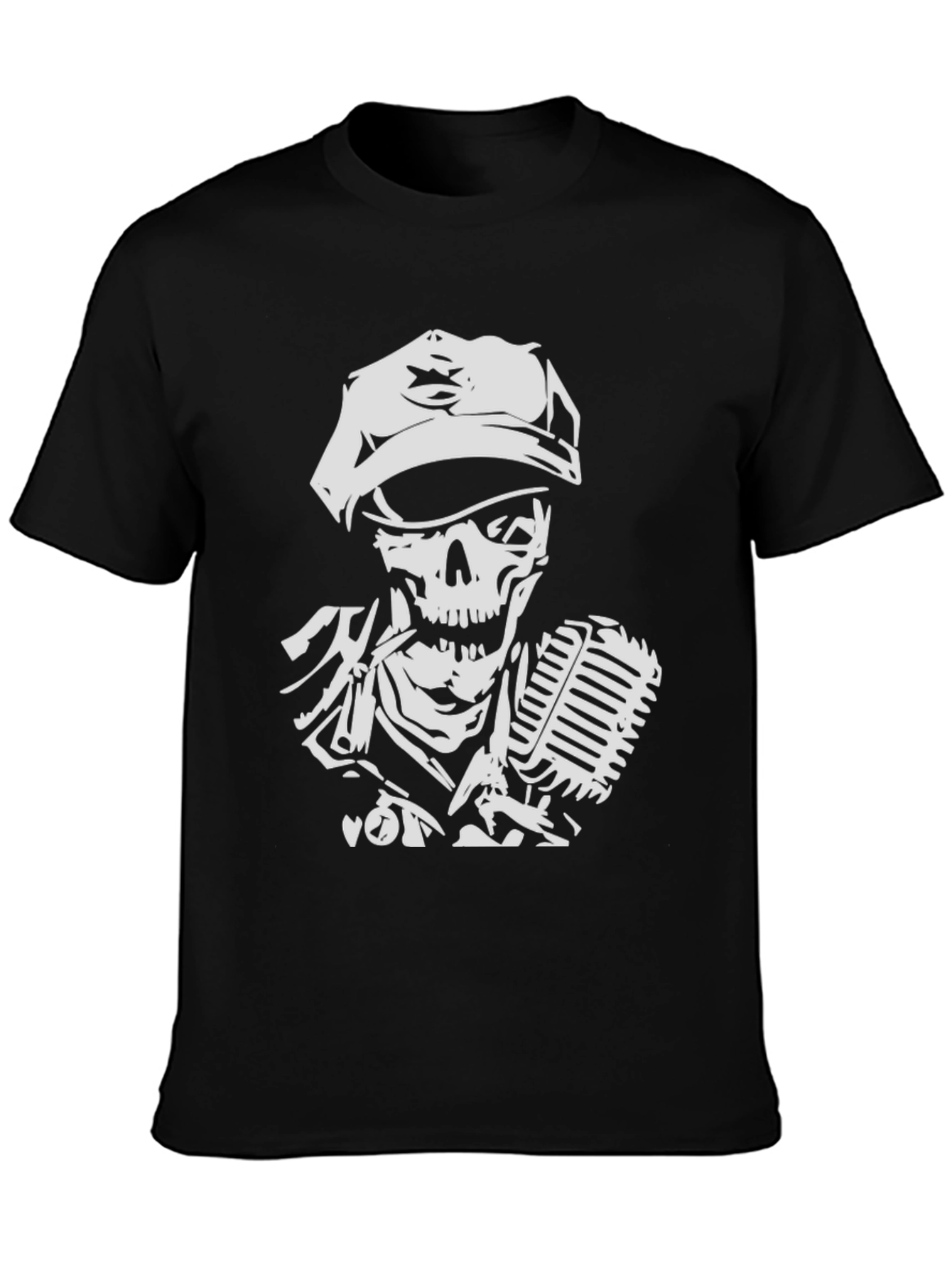 Skull Singer Graphic Tee