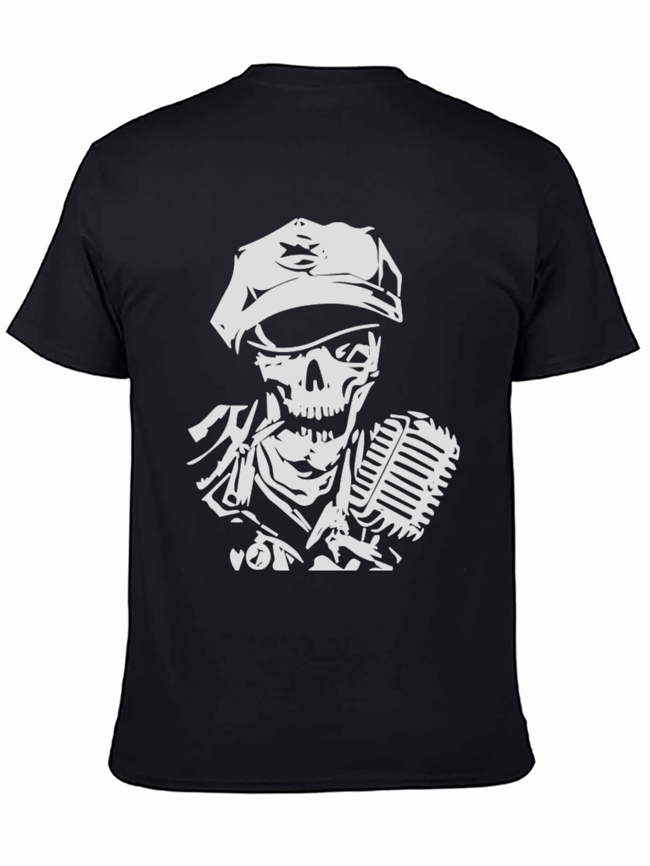 Skull Singer Graphic Tee