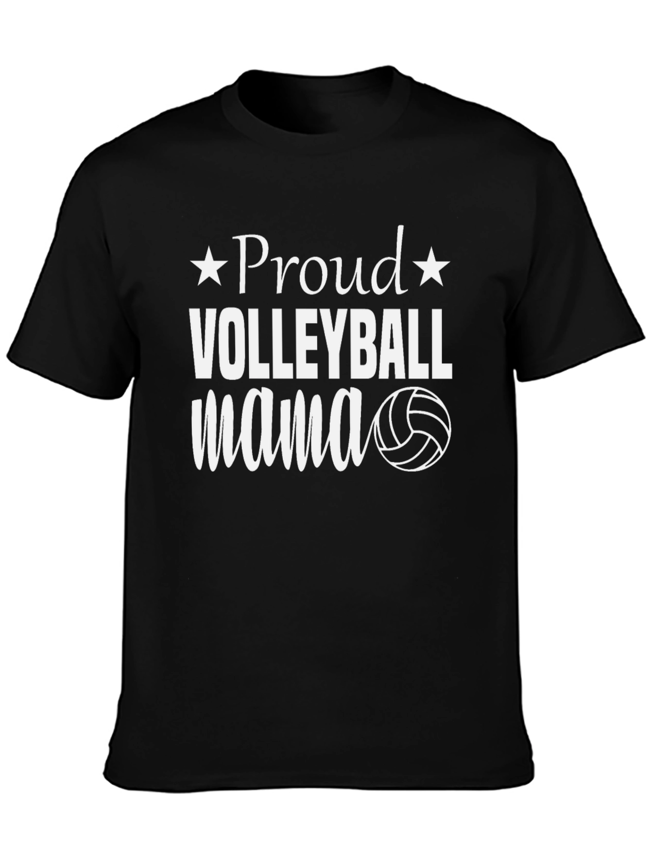 Proud Volleyball Mama Graphic Tee