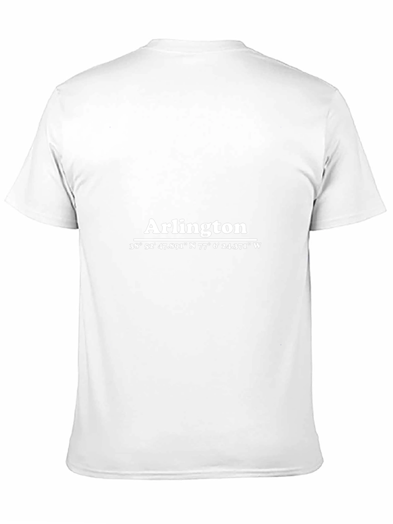 Arlington Coordinates Black T-Shirt