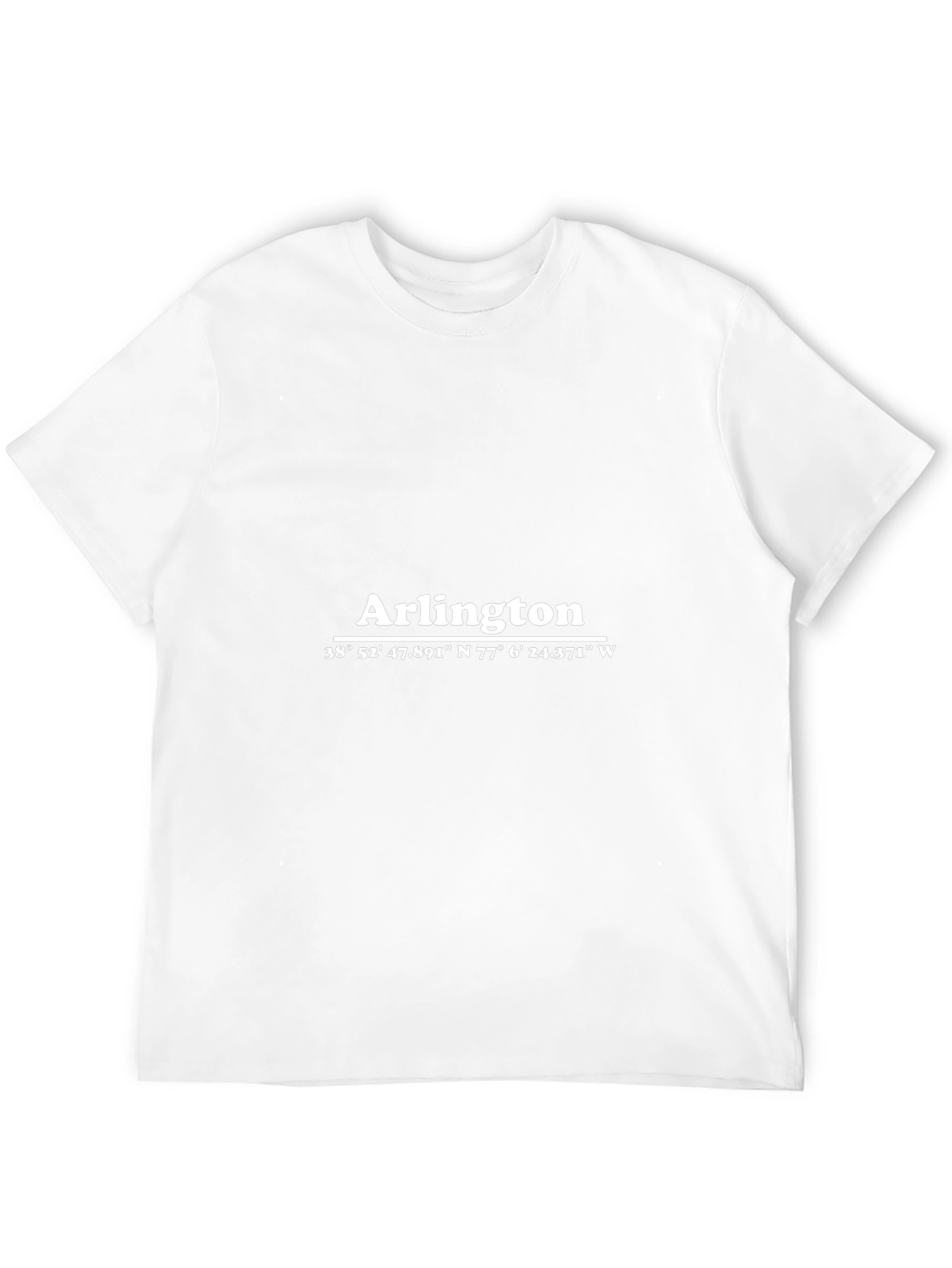 Arlington Coordinates Black T-Shirt