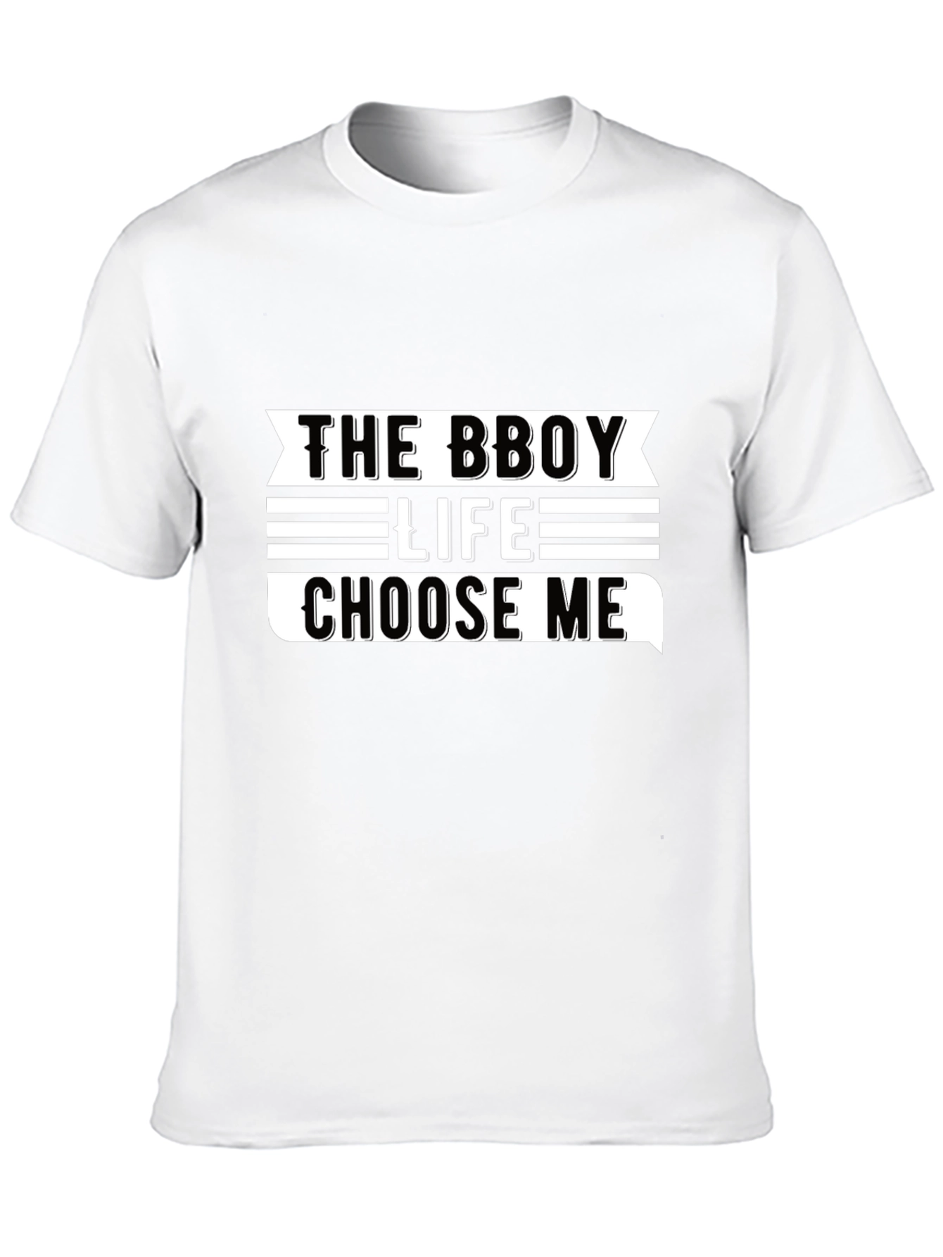 The Bboy Life Choose Me Black Graphic Tee