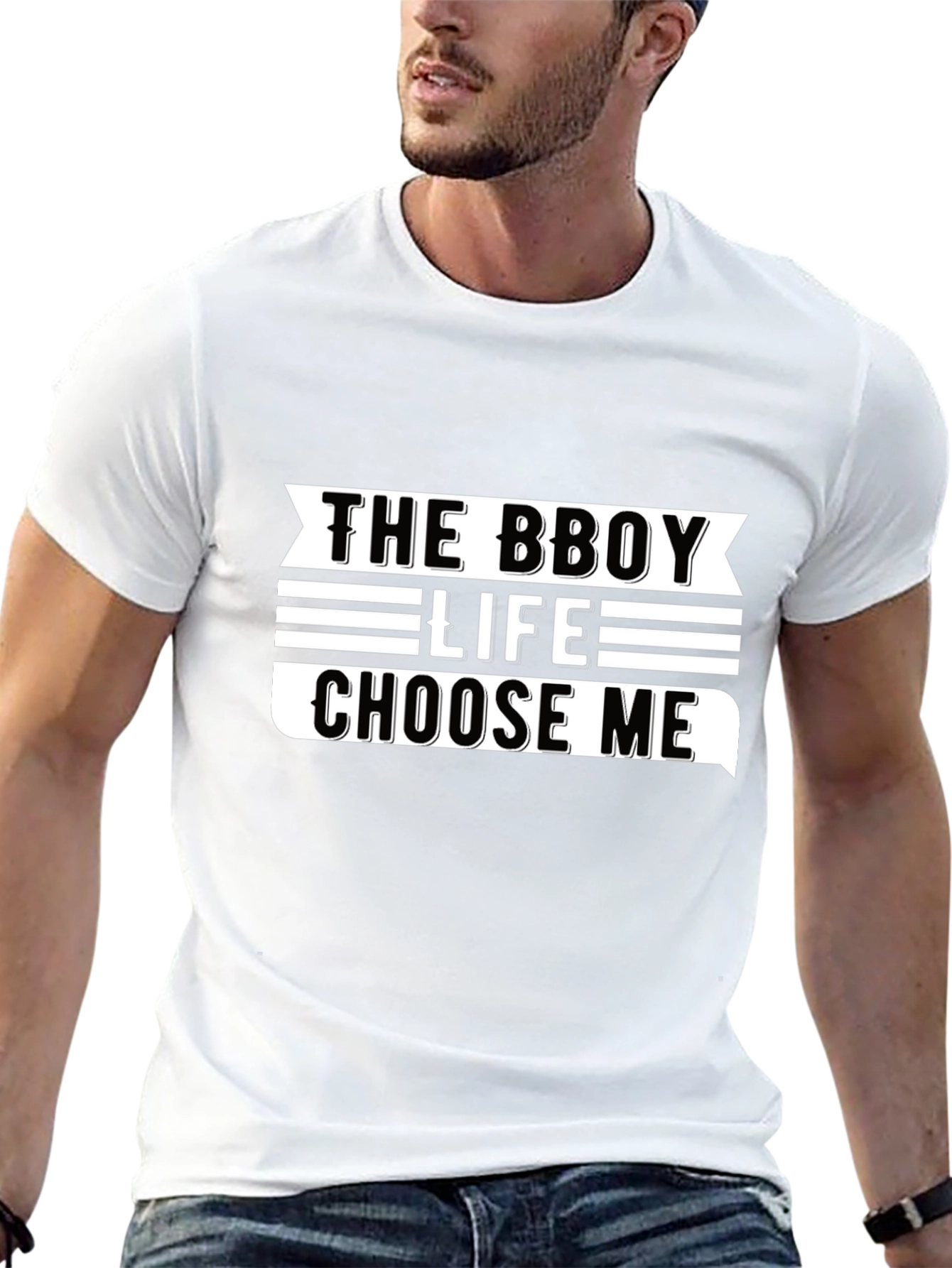 The Bboy Life Choose Me Black Graphic Tee
