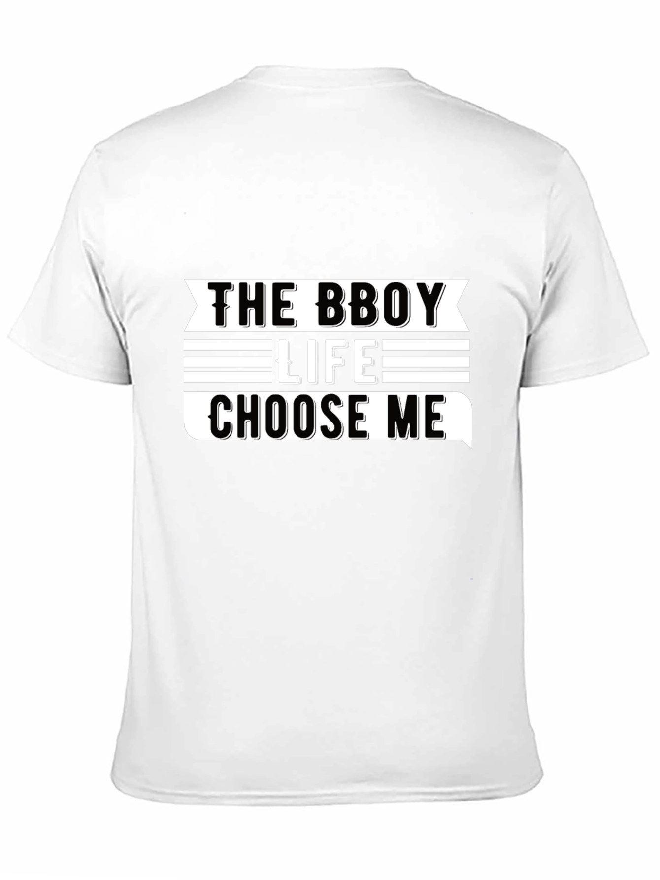 The Bboy Life Choose Me Black Graphic Tee