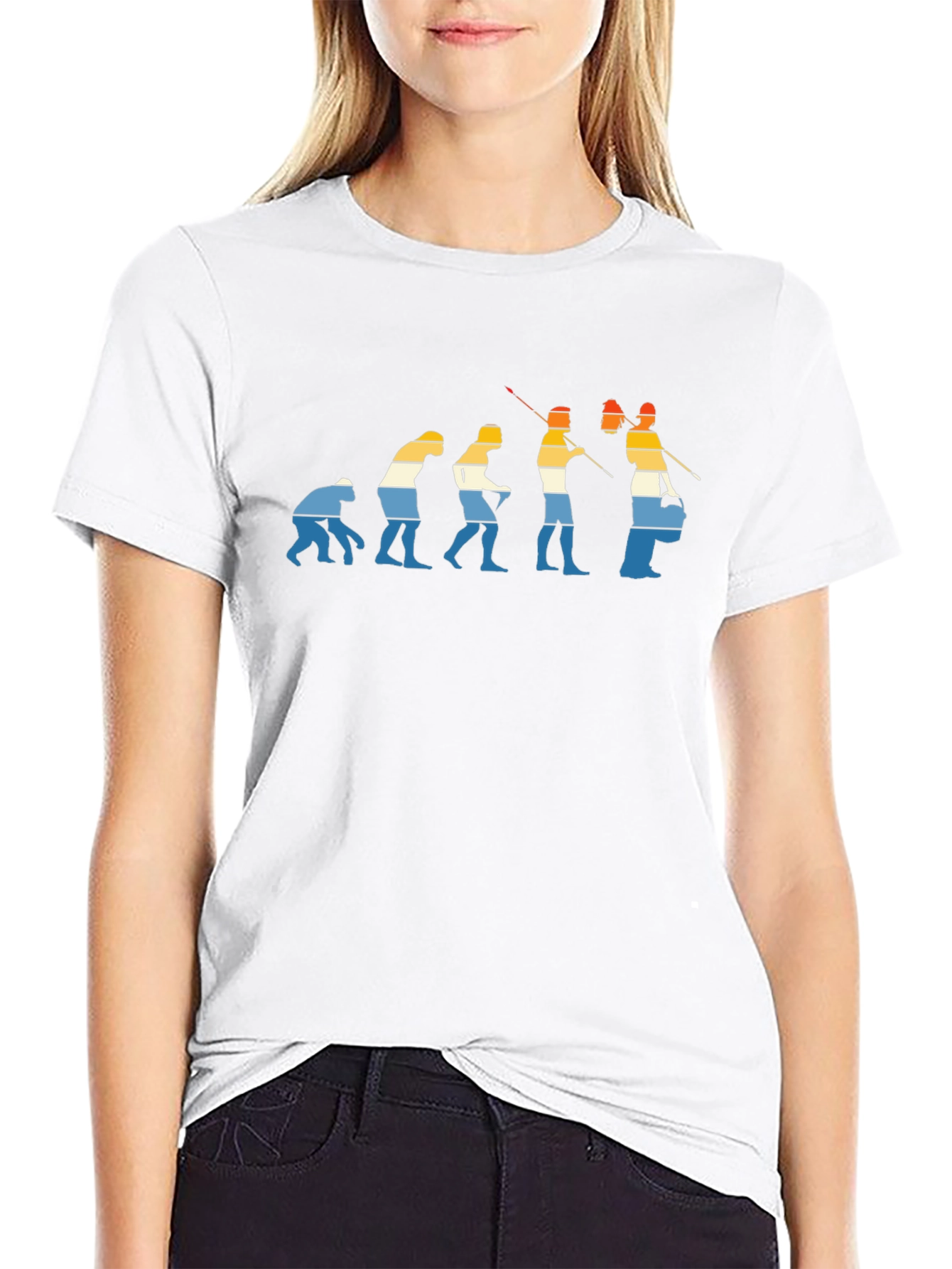 Drummer Evolution Black Graphic T-Shirt