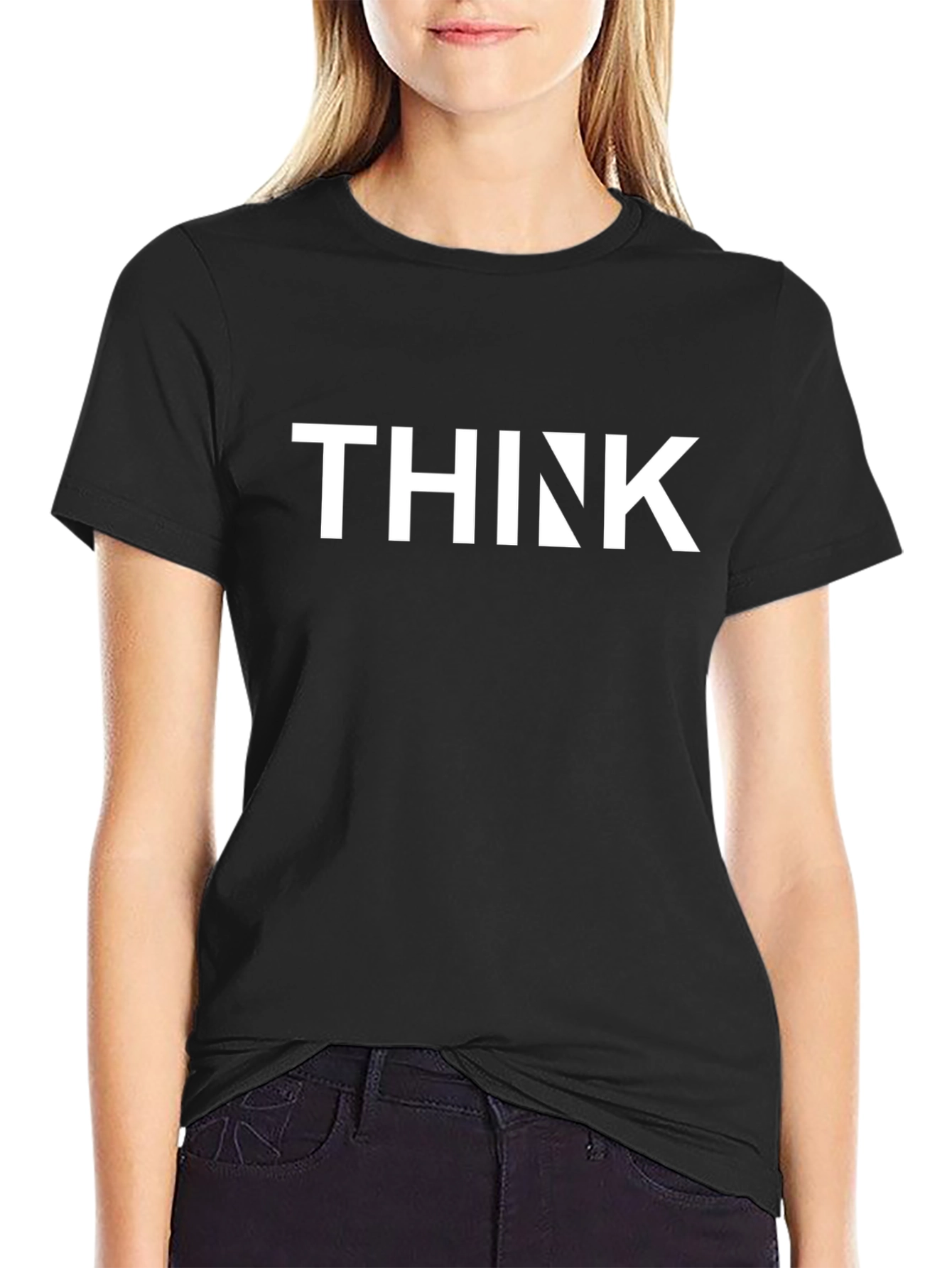 Think Graphic Tee - Minimalist Design