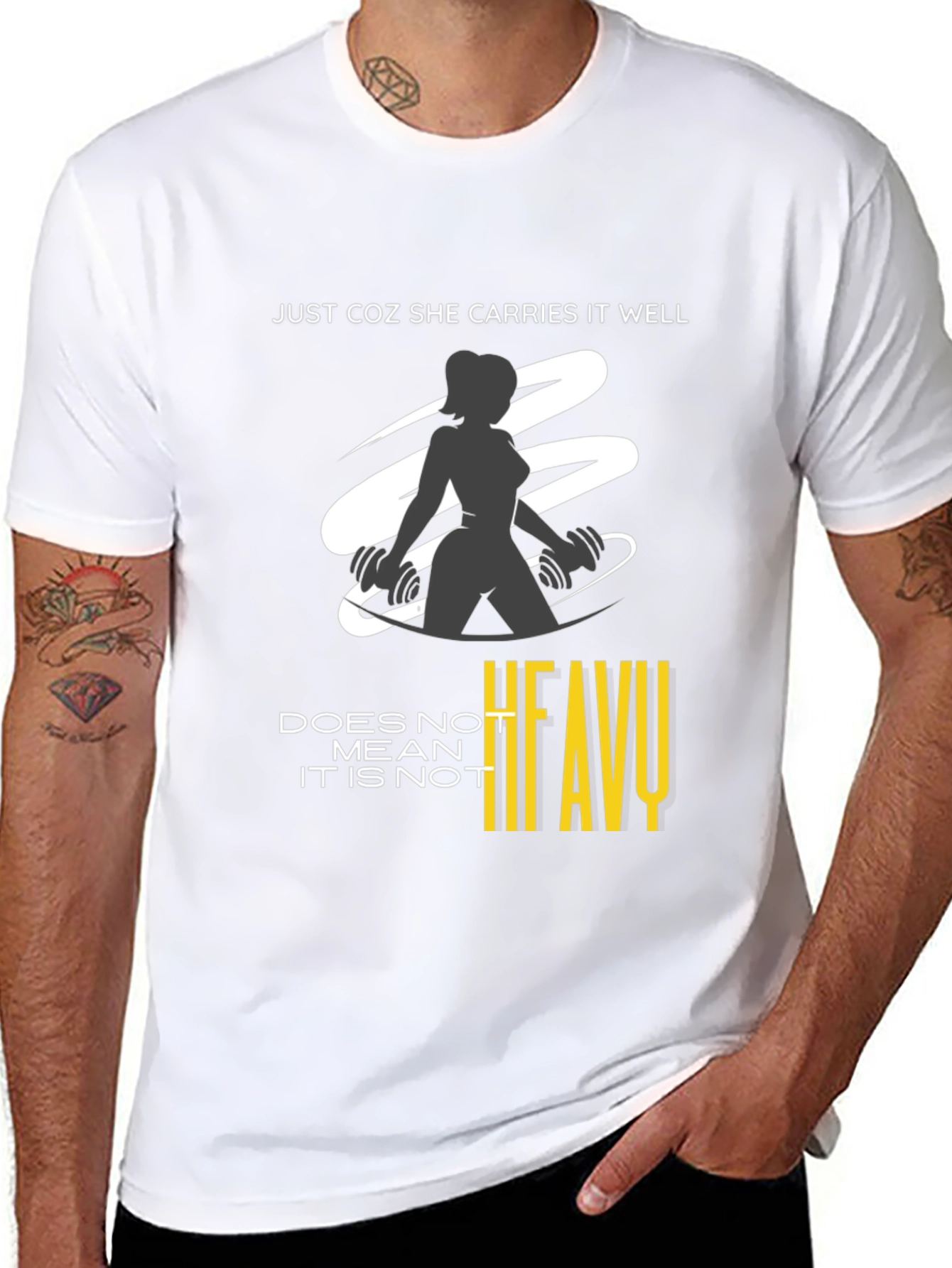 Funny Workout Graphic T-Shirt - Weightlifting Gym Tee
