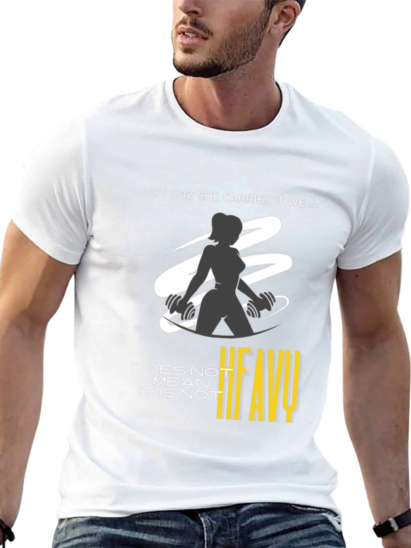 Funny Workout Graphic T-Shirt - Weightlifting Gym Tee