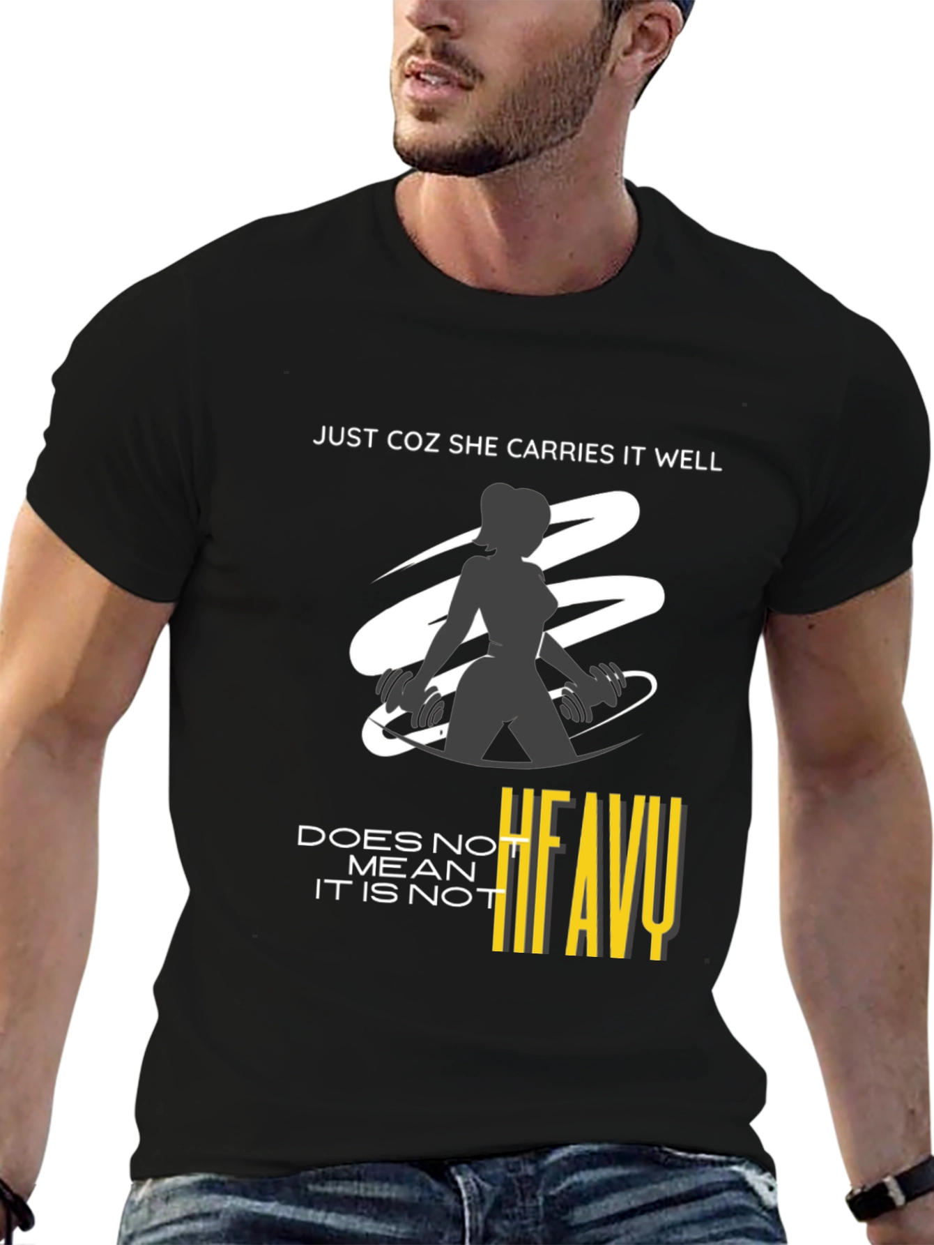 Funny Workout Graphic T-Shirt - Weightlifting Gym Tee
