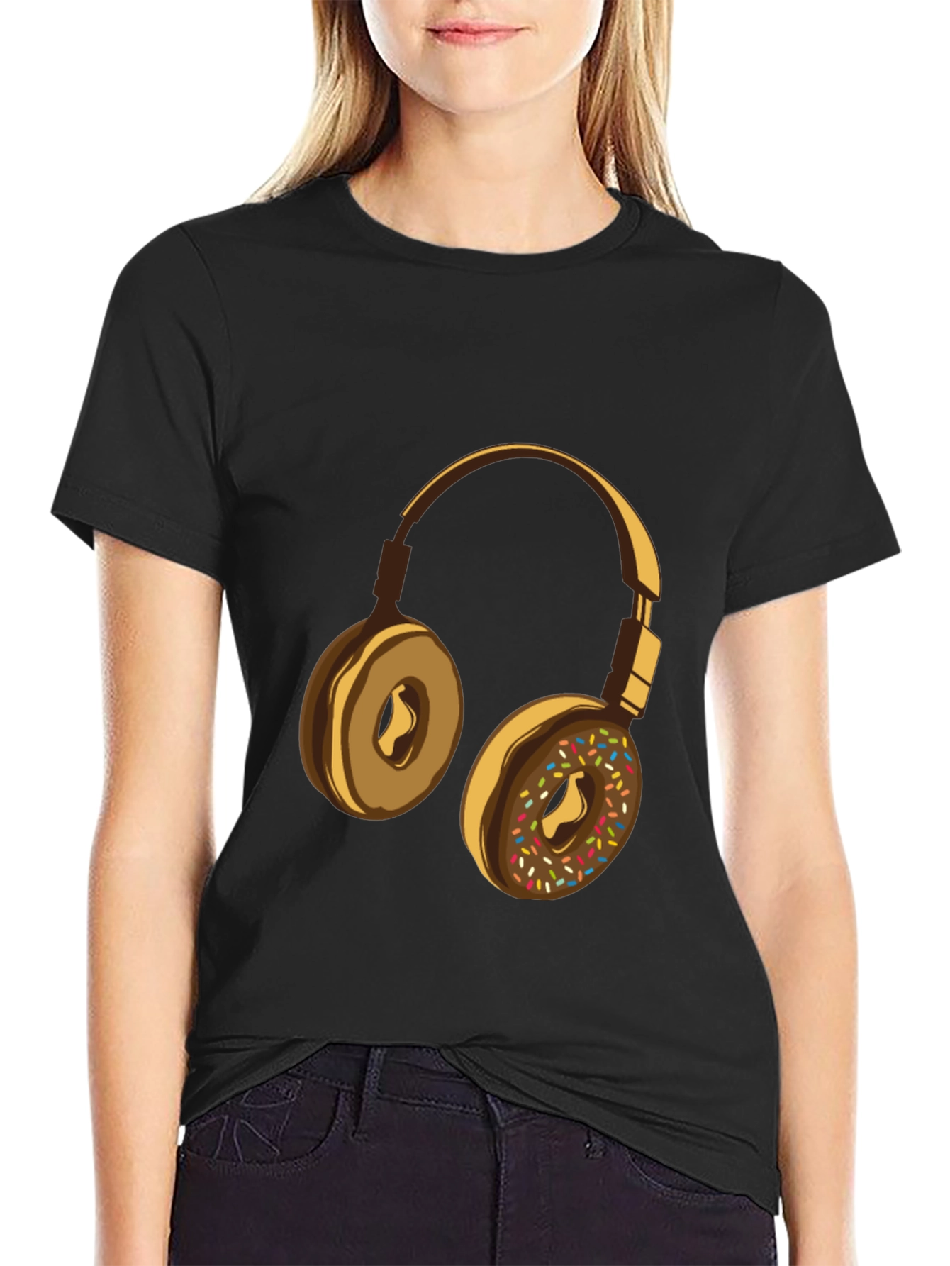 Donut Headphone Graphic Tee