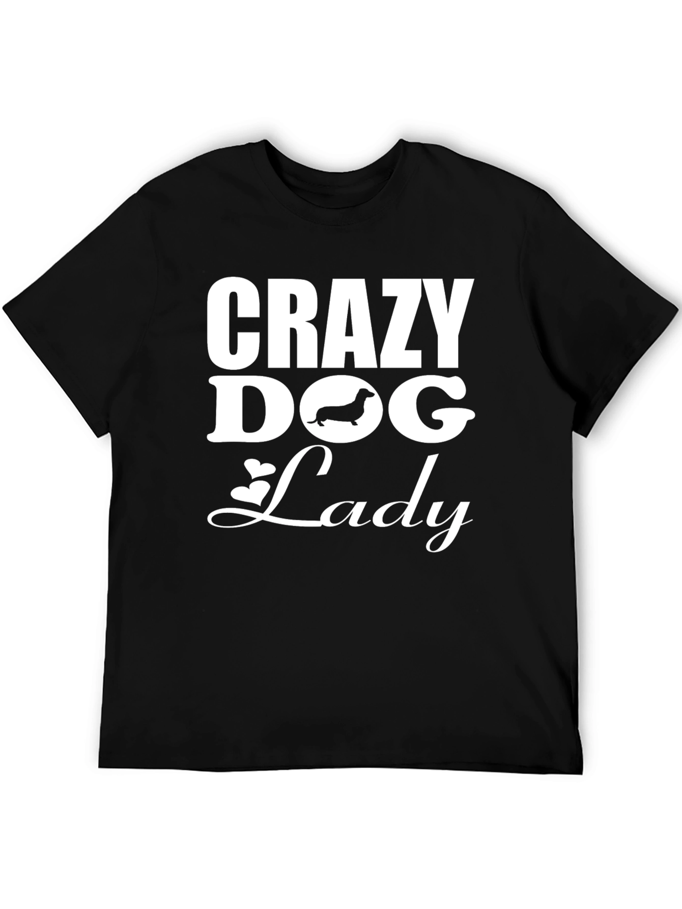 Crazy Dog Lady T-Shirt - Dachshund Love