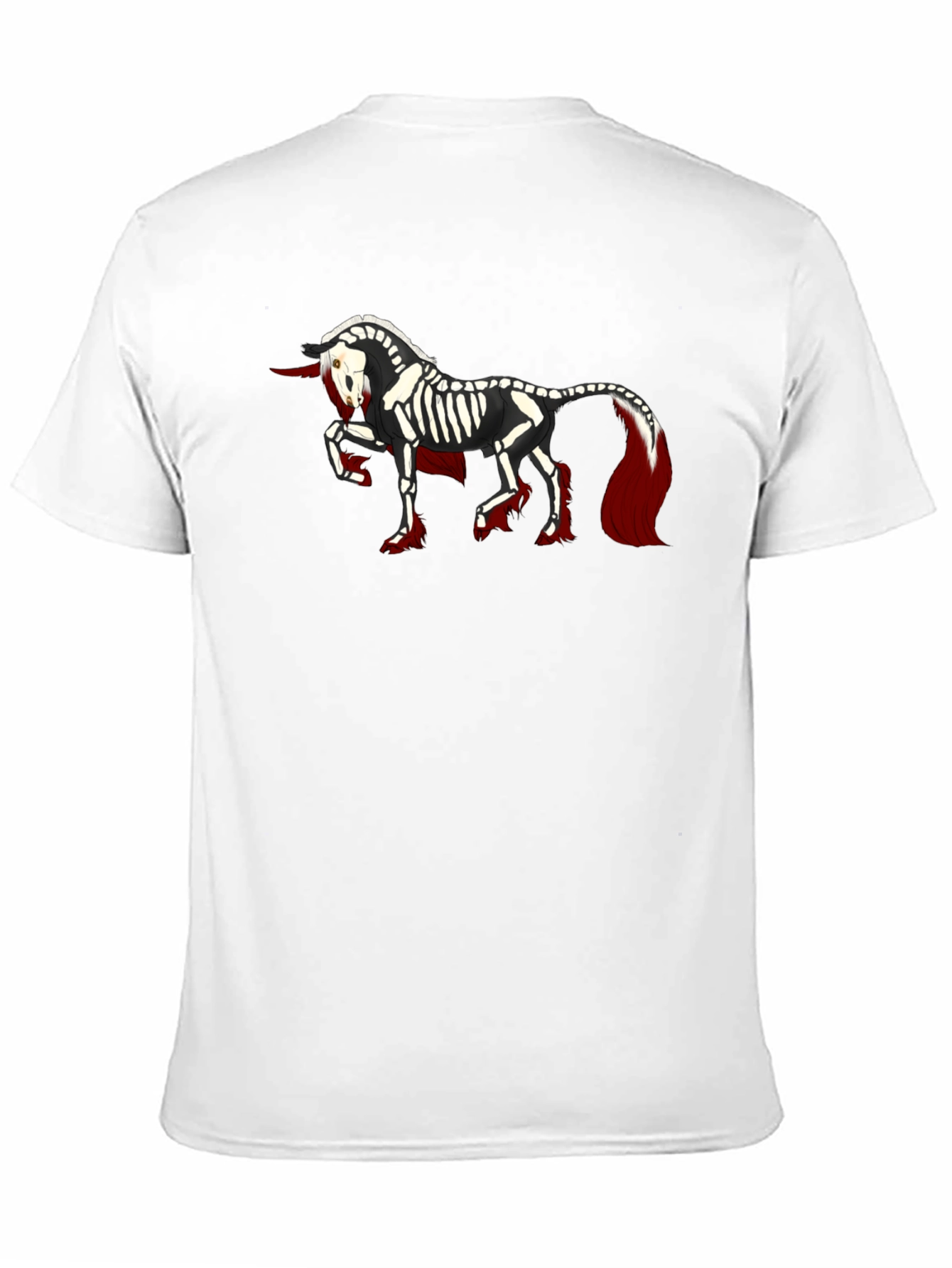 Skeleton Unicorn Black T-Shirt