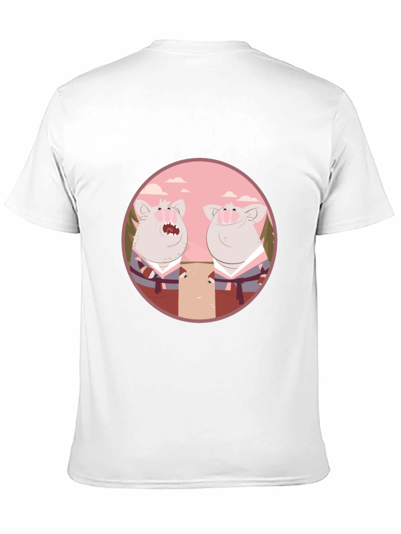 Funny Pig Karate T-Shirt