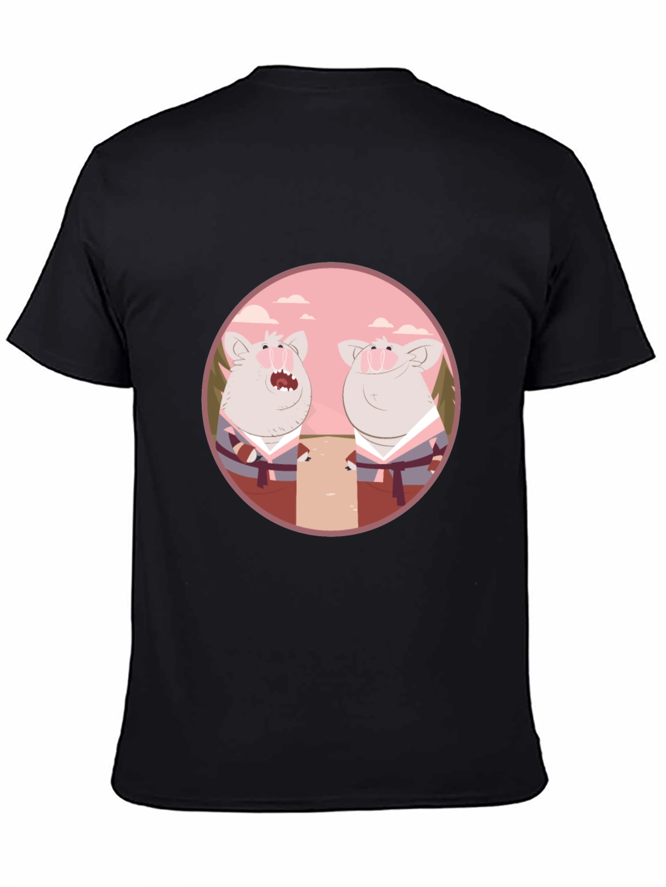 Funny Pig Karate T-Shirt