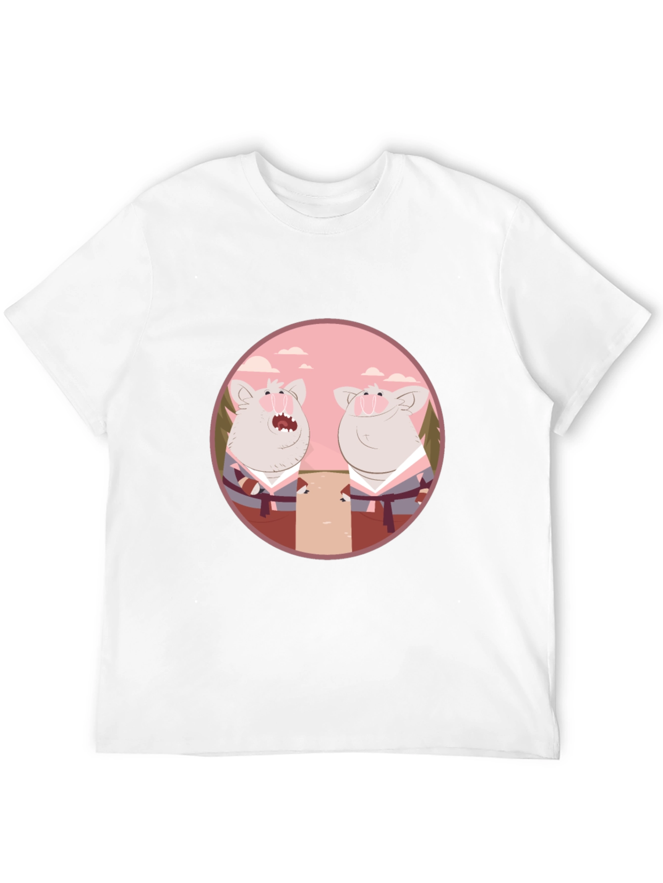 Funny Pig Karate T-Shirt