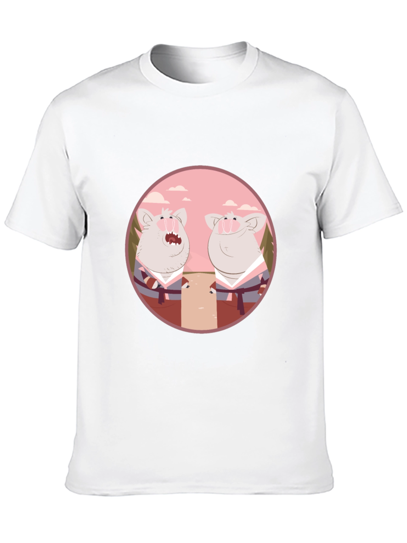 Funny Pig Karate T-Shirt
