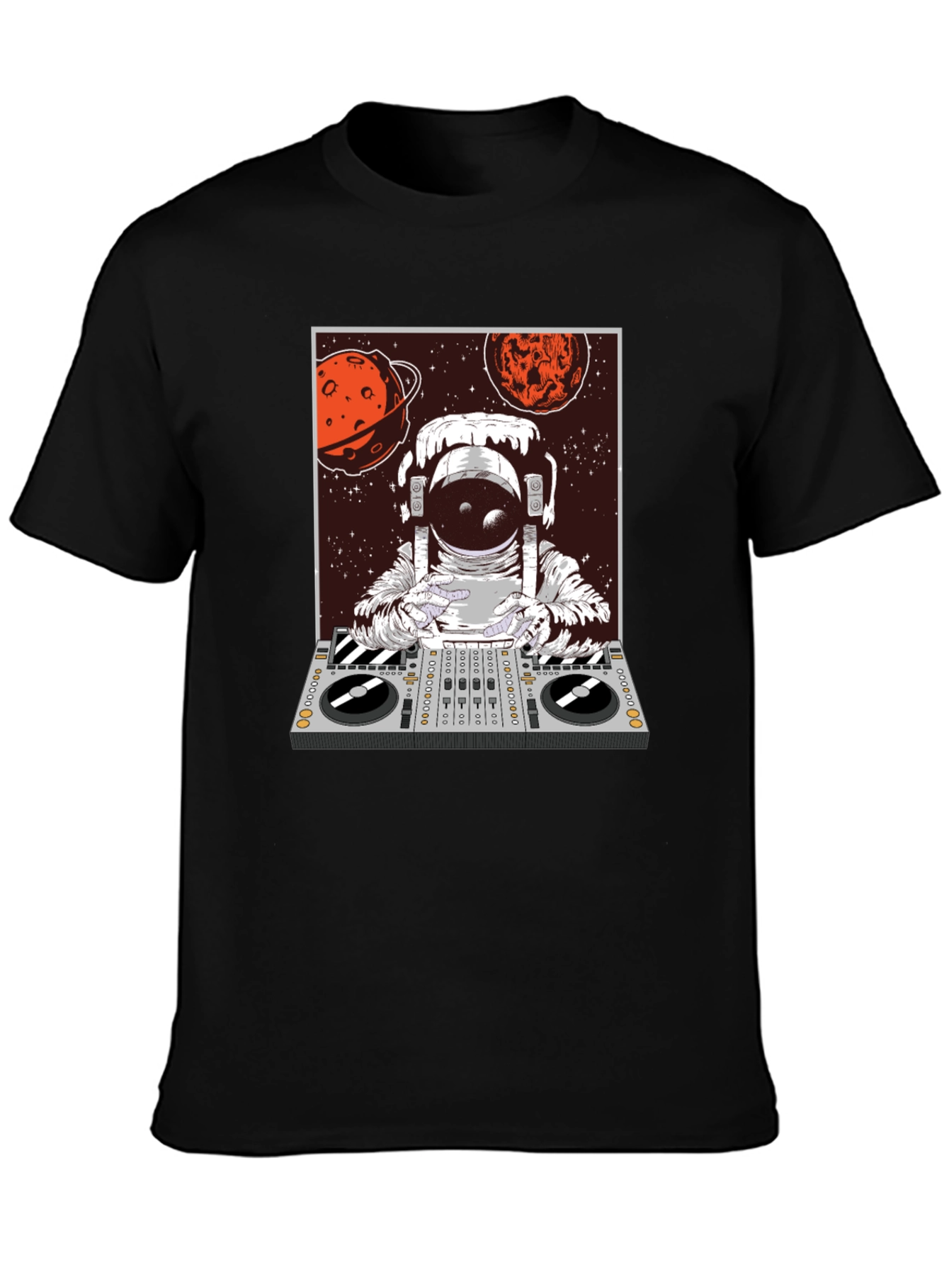 DJ Astronaut Graphic Tee - Cosmic Sounds