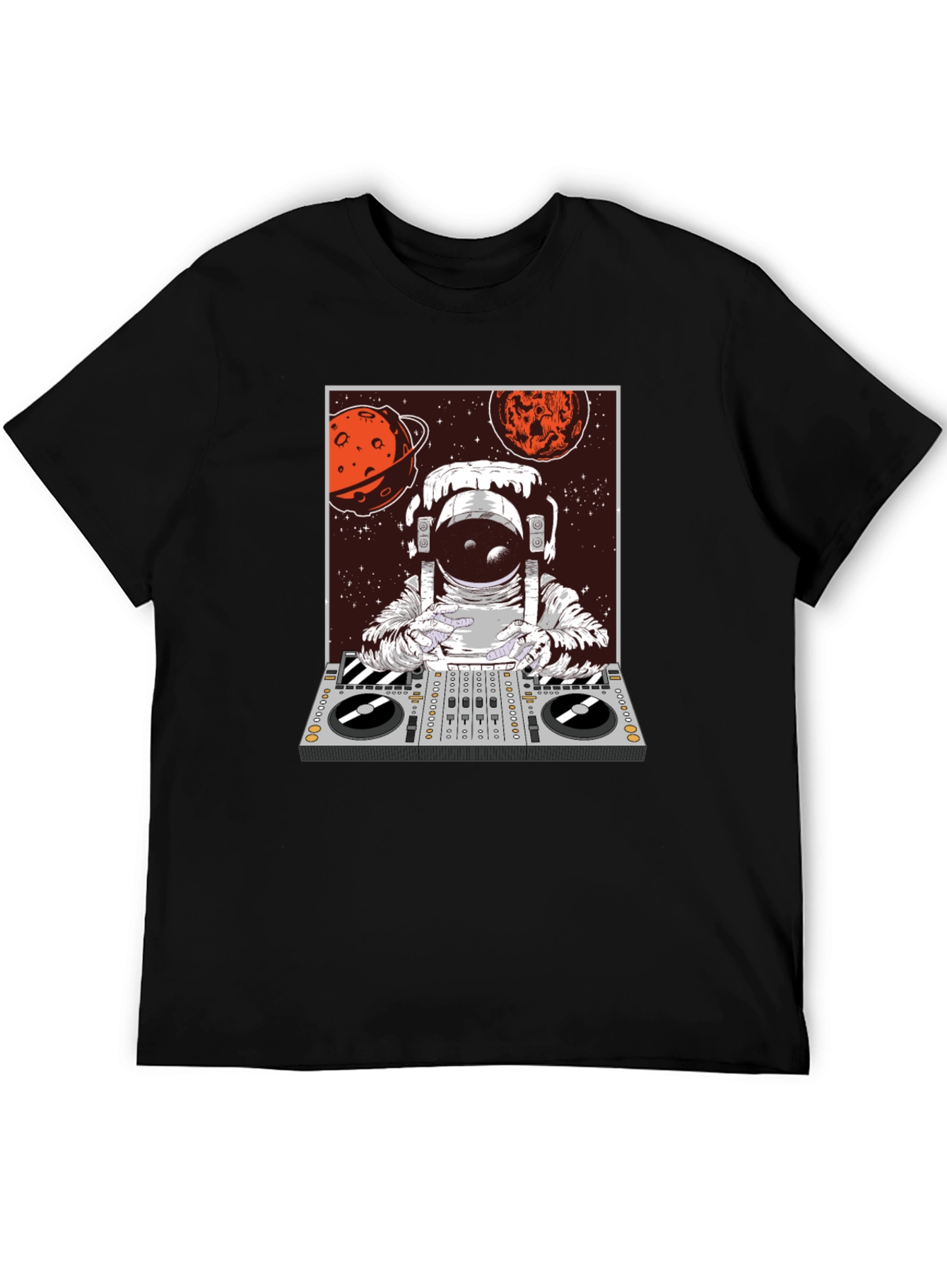 DJ Astronaut Graphic Tee - Cosmic Sounds