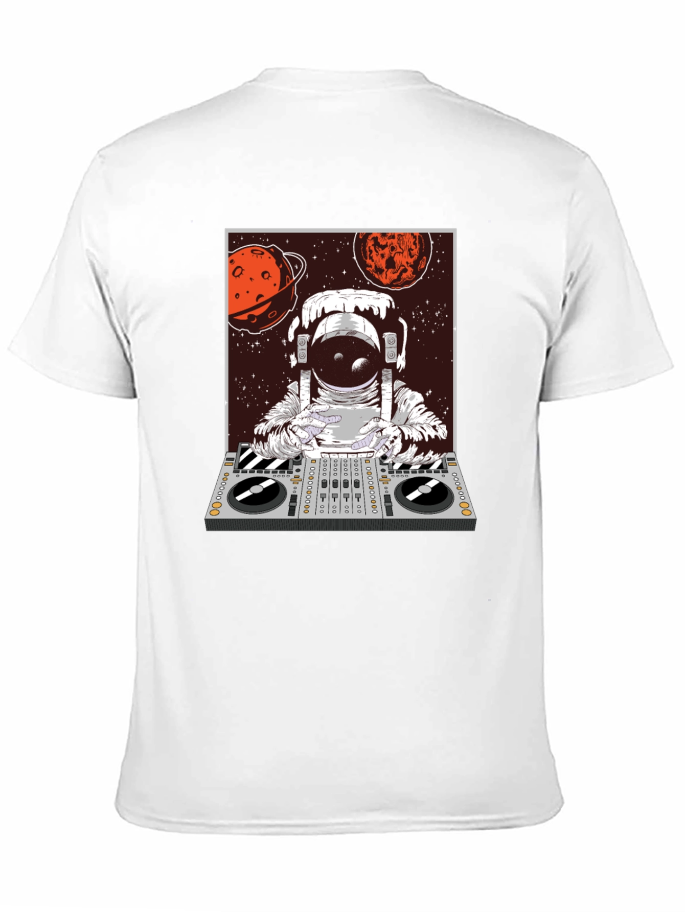 DJ Astronaut Graphic Tee - Cosmic Sounds